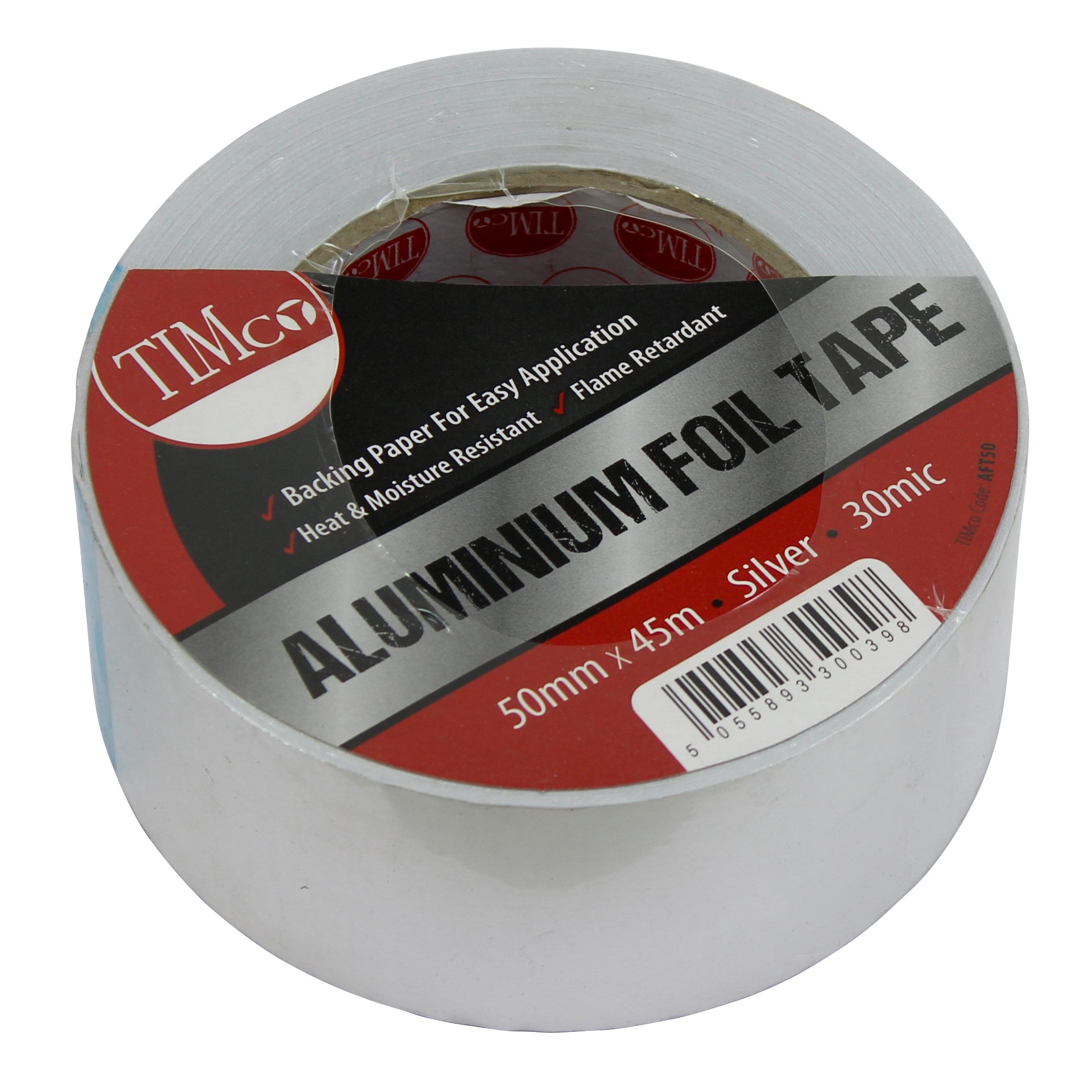 Timco Aft50 Aluminium Foil Tape 45M X 50Mm