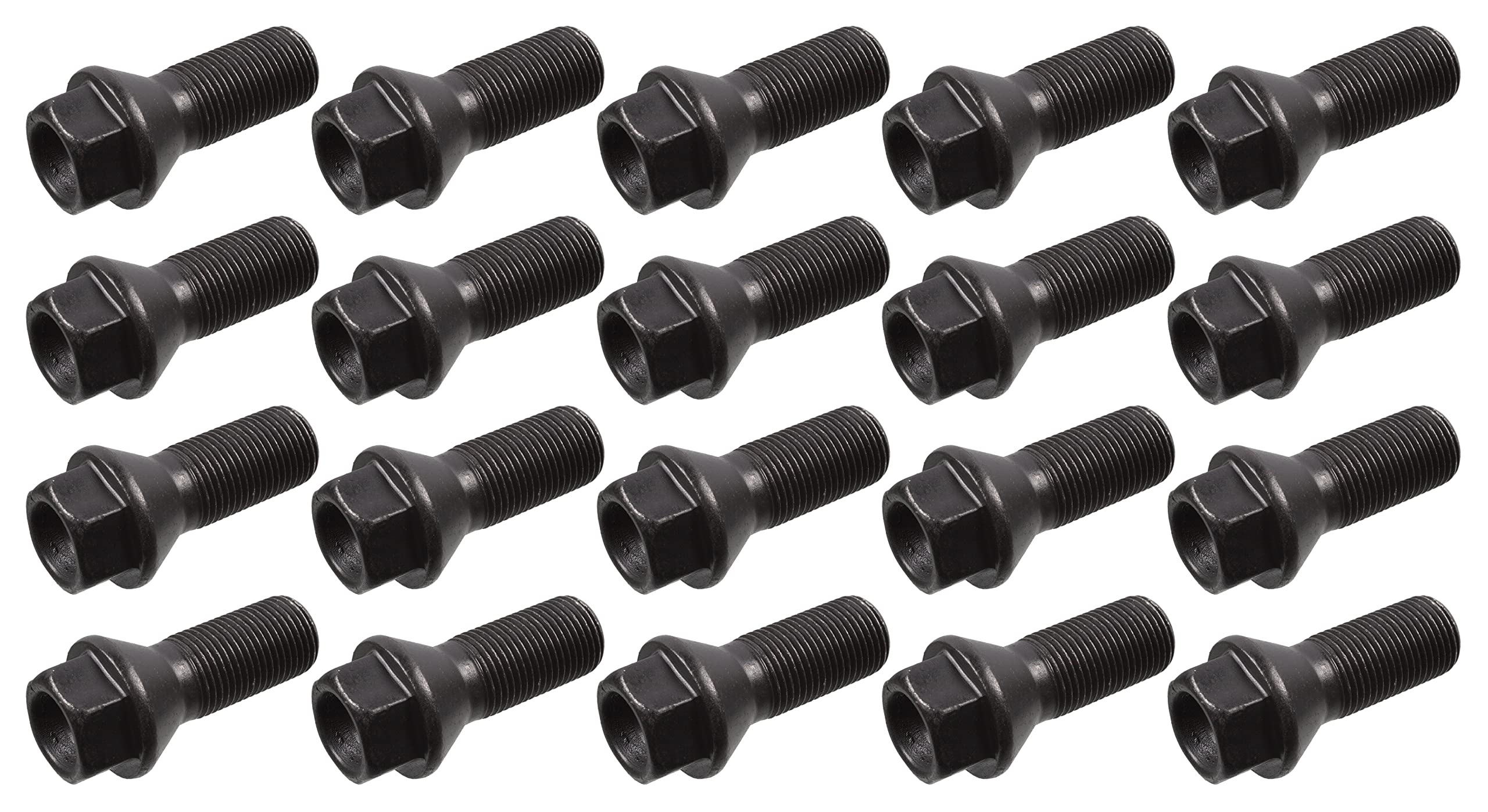 febi bilstein 26744 Radschrauben M14 x 1.25 Kegelbund, 20 Stück