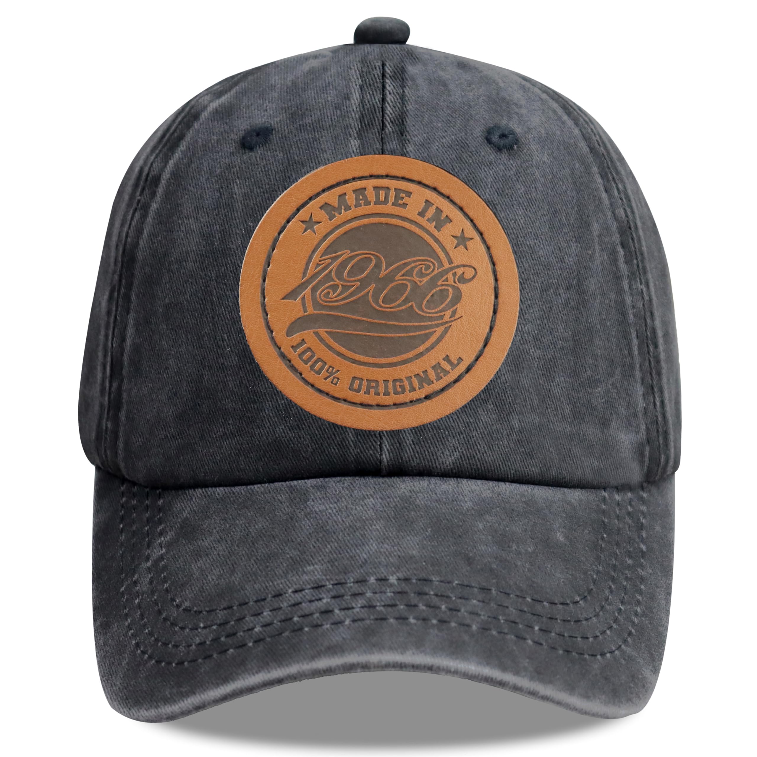 Leather Made in 1975 1974 1973 1972 1971 1970 1969 1968 1967 1966 100 Percent Original Adjustable Cotton