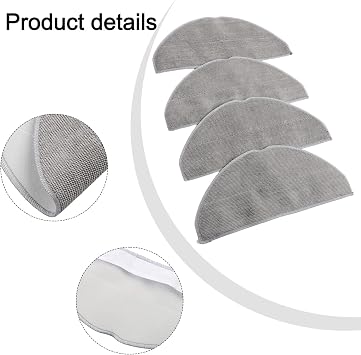 Microfiber Mop Cloth for Replacement S20 D106, 3C, E10 3C C103, 3C Plus B112 Robot for Vacuum, 4 Pack 10 Pack