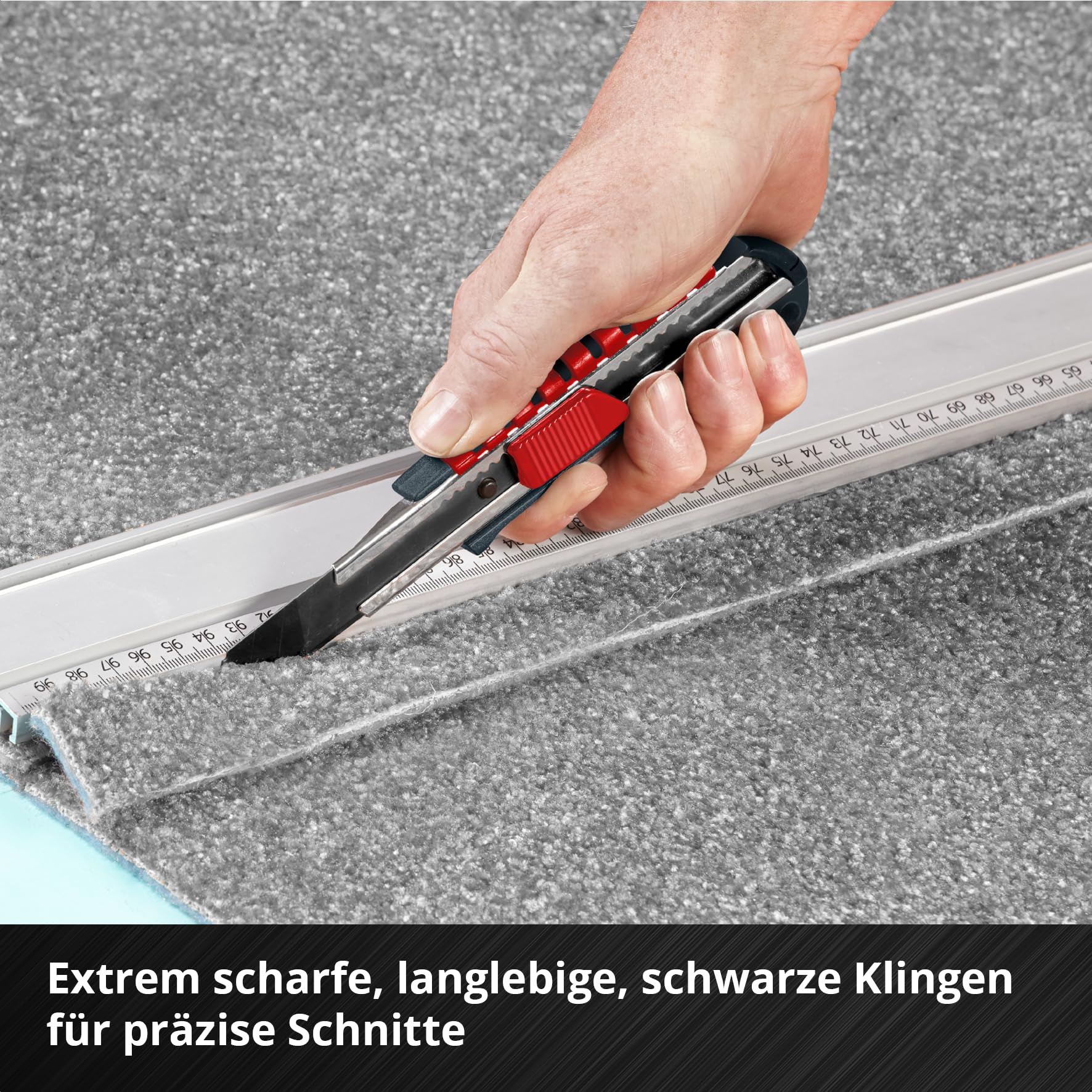 Original Einhell E-CASE 80-tlg. Werkzeugkoffer (Werkzeug-Set im robusten, stapelbaren Kunststoffkoffer als ideale Grundausstattung für den Haushalt, die Werkstatt oder unterwegs)
