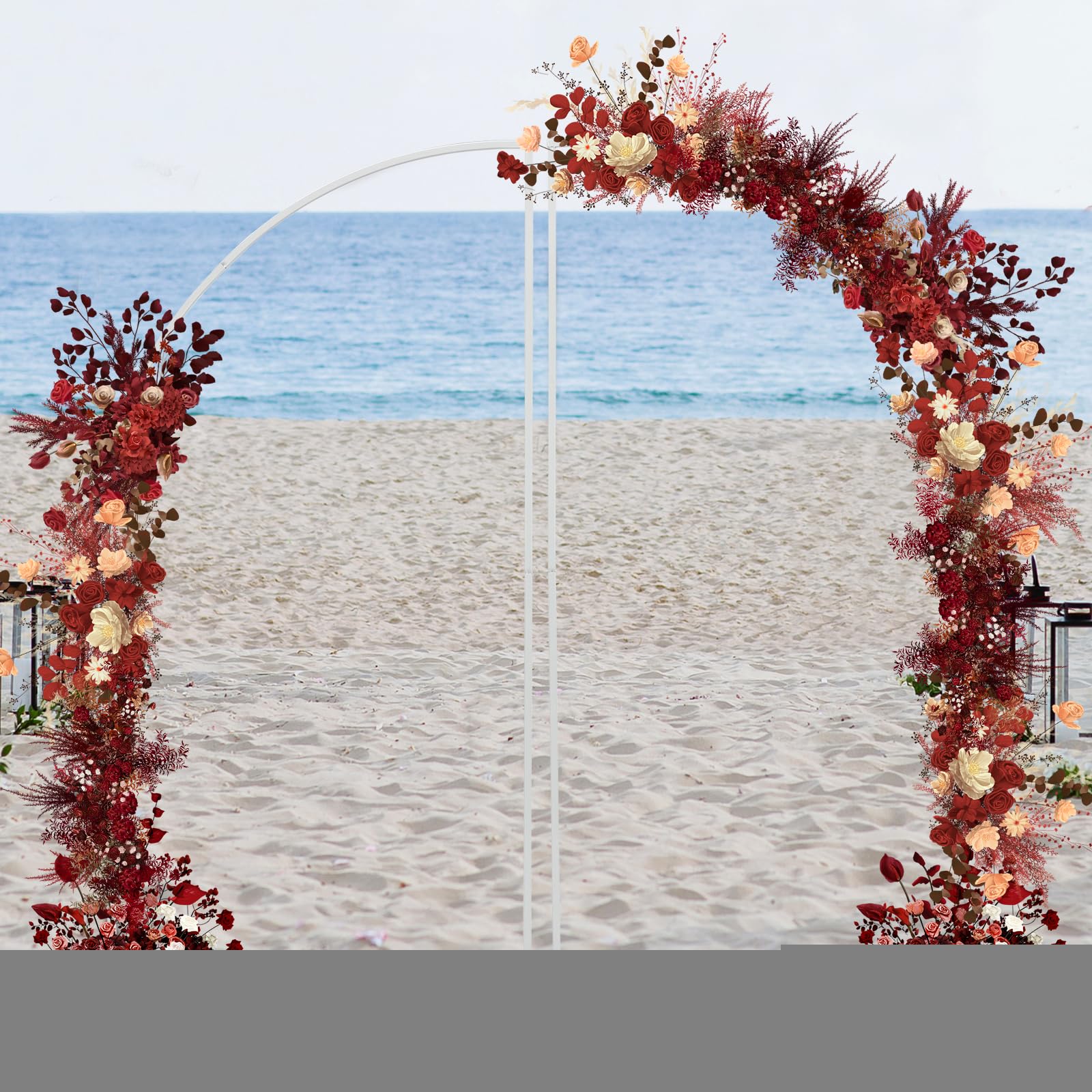 Metallrahmen Hochzeit Bogen Blume Rahmen, Garten Bogen, Photo Booth Hintergrund Stand,Eignet Sich Fotografien, Heiratsanträge, Eröffnungsfeiern, Gartendekorationen Anlässe Außenbereich.