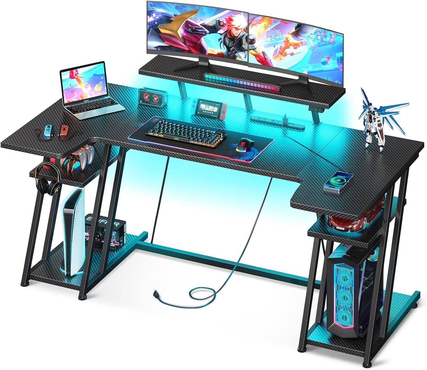 ベネッセXカリモク 学びデスク Sクラス 机、椅子、ワゴンのセット ①机