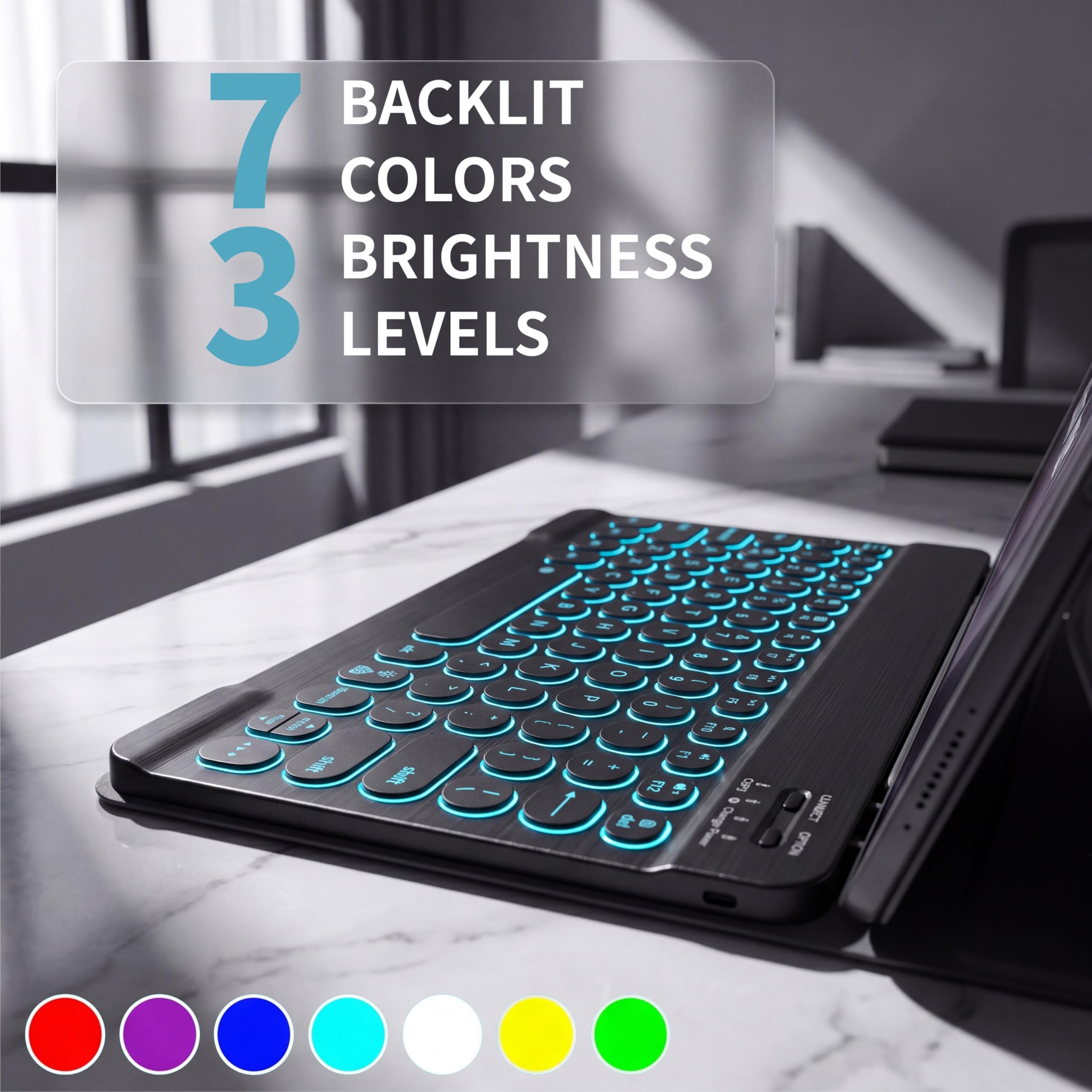 【美品】Galaxy Tab S10Lite +キーボードカバー、フィルム Amazon.com: Backlit Keyboard Case for Samsung Galaxy Tab S10 Lite