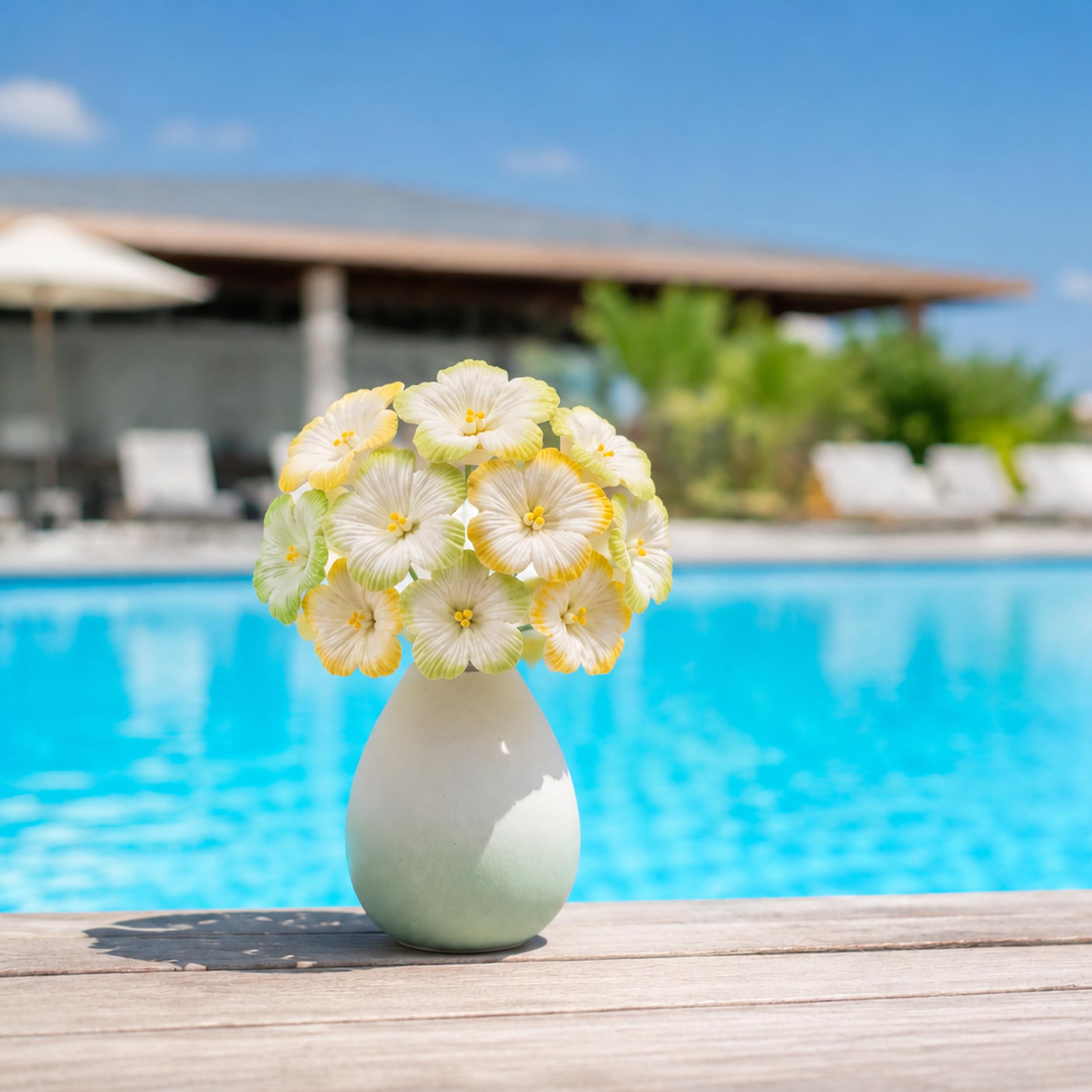 11 Stück Keramik Dekorative Blumen Blumen Tafelaufsätze für Tische
