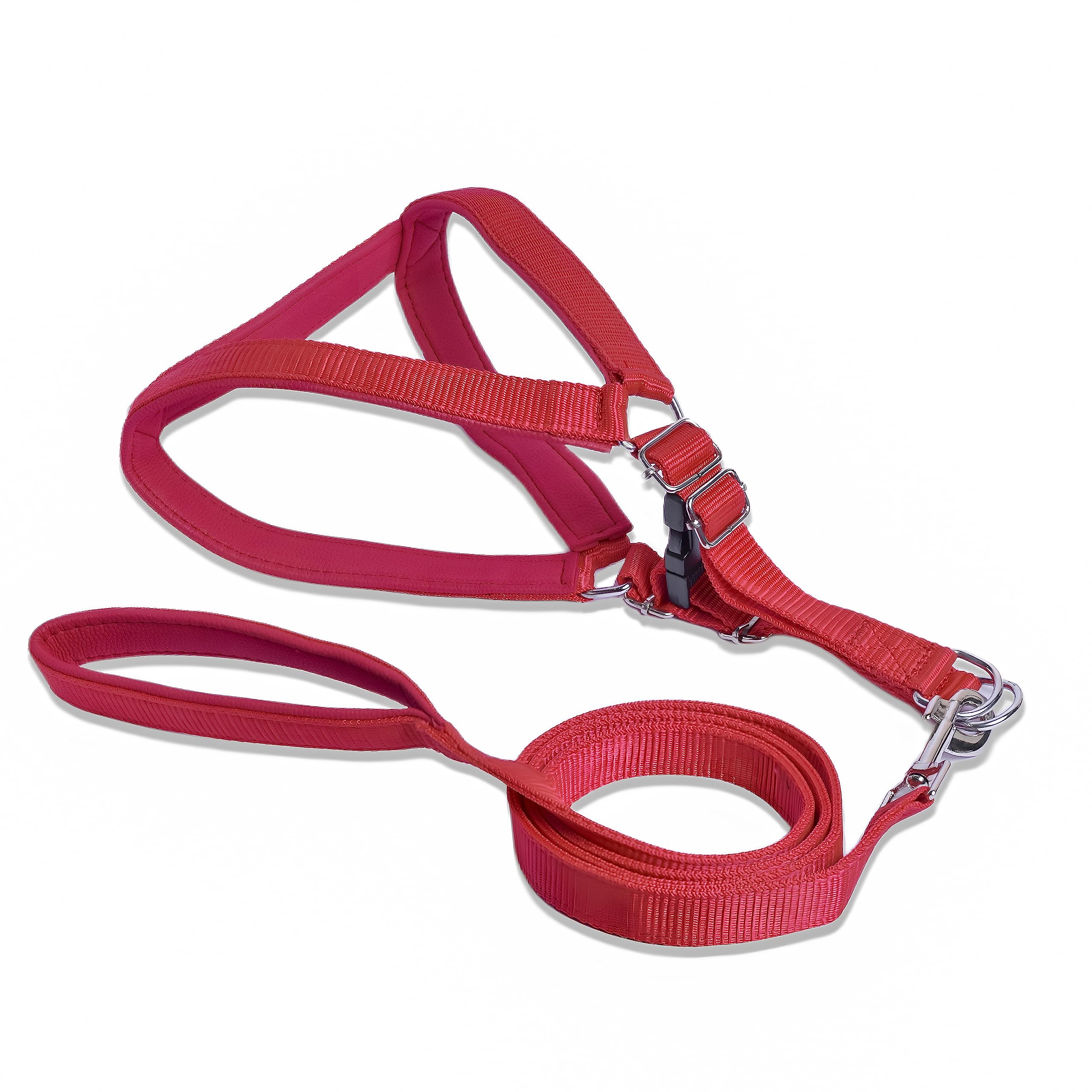 VIP Collection Nylon Premium Dog Harness and Padded Leash Set-Stylish and Comfortable for Walking Running and Training Color -Red (Extra Small) (B07Z4YW2W8) Amazon Price History, Amazon Price Tracker