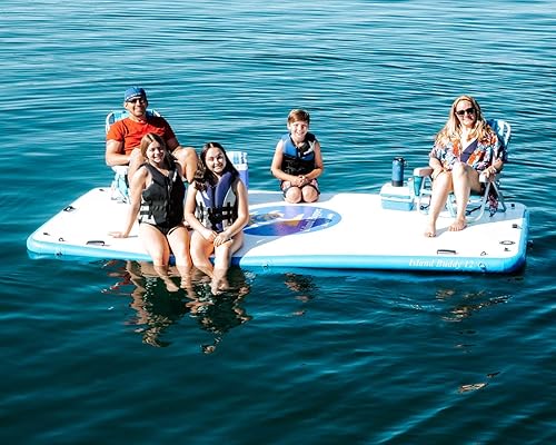 Vista 2 de Island Hopper Island Buddy - Muelle inflable para plataforma de agua