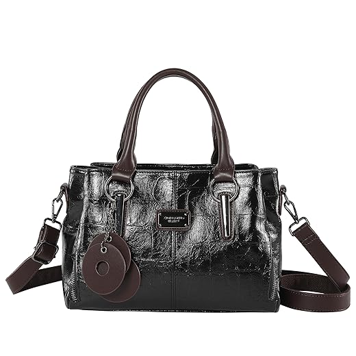 Handbags and Purses for women Vegan Leather Tote Bag for Women Satchel Shoulder Bags Travel Purse with Compartments