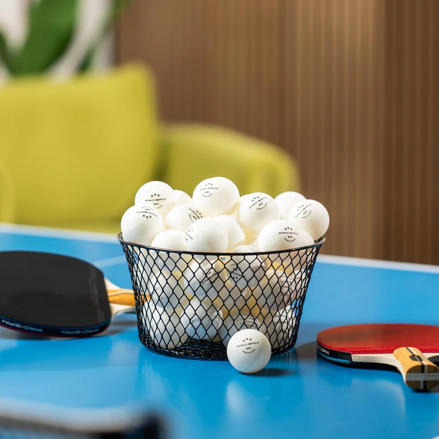PRO-SPIN High-Performance Ping Pong Balls (12/24/60 Pack Sizes) | White 40+ Table Tennis Balls | Premium ABS Plastic | Professional Quality | Official Size & Weight | Indoor & Outdoor Games