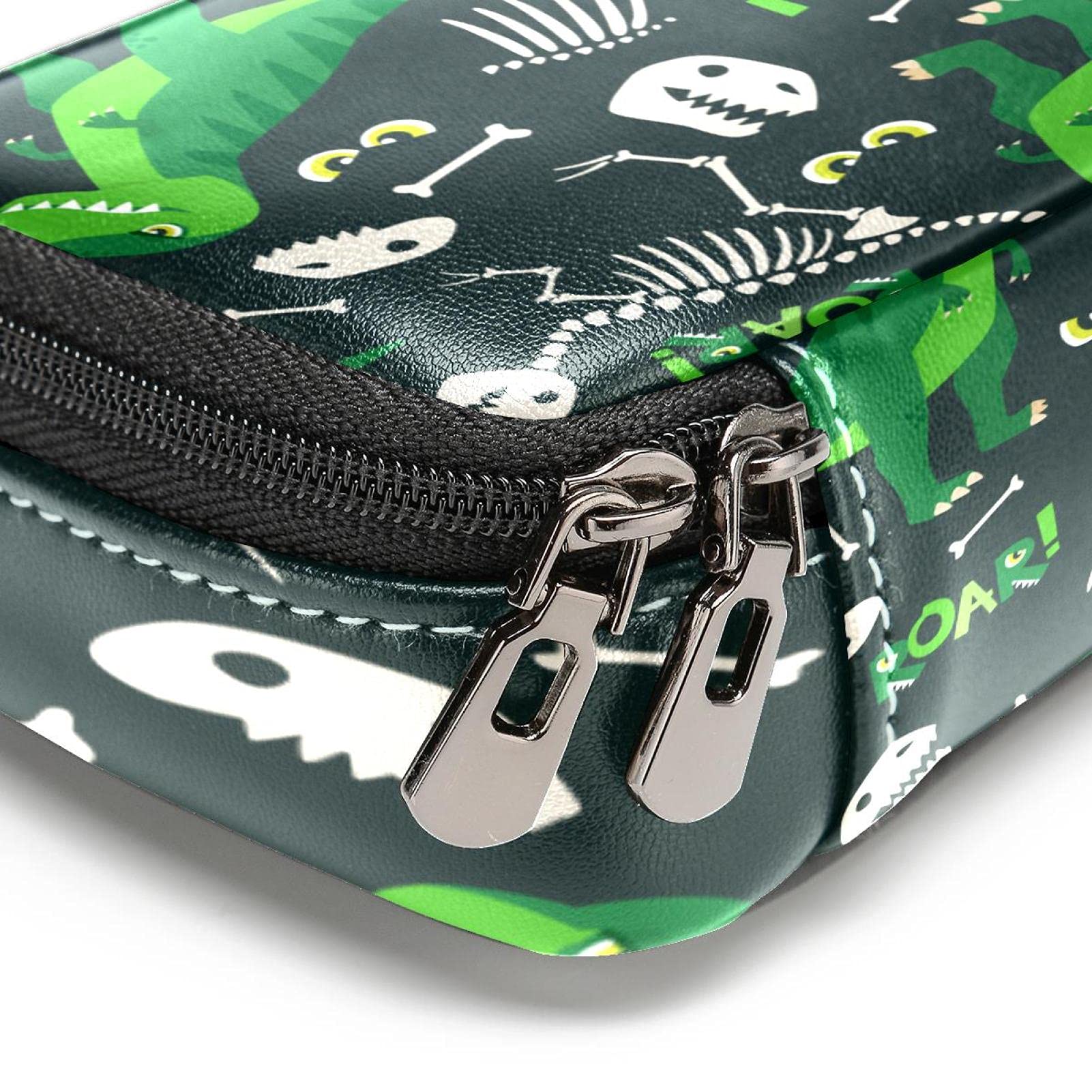 Astuccio organizer grande capacità portapenne per ragazze, ragazzi, ragazzi, studenti, dinosauro, teschio