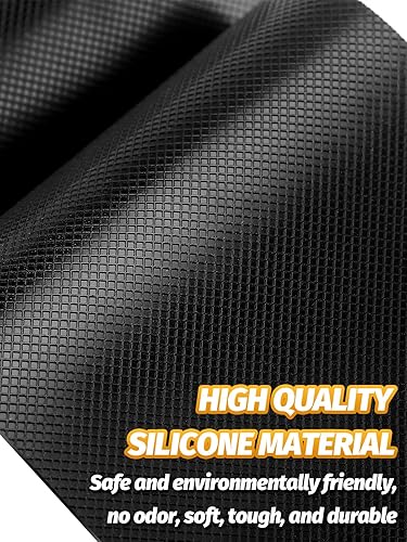 Miniatura 4 de Almohadillas de silicona antideslizantes para suelos de madera dura, protectores de suelo autoadhesivos cortables de 40 x 4 pulgadas, almohadillas