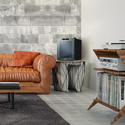 Miniatura 6 de Luma Comfort Shadow Series - Refrigerador de vino de 16 botellas, refrigerador de vino con espejo independiente con puerta de vidrio templado de