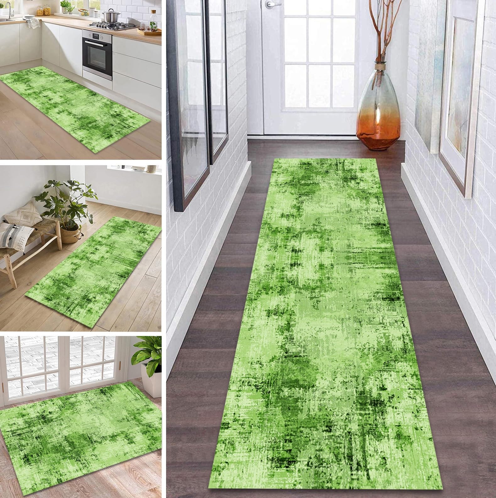 Tapis de couloir long pour une entrée chaleureuse et salon design