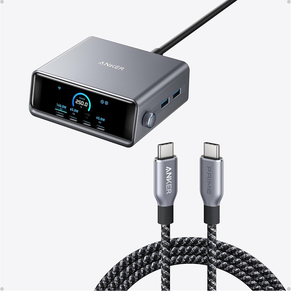 Amazon.com: Anker Prime USB C to USB C Cable, 240W 6 ft