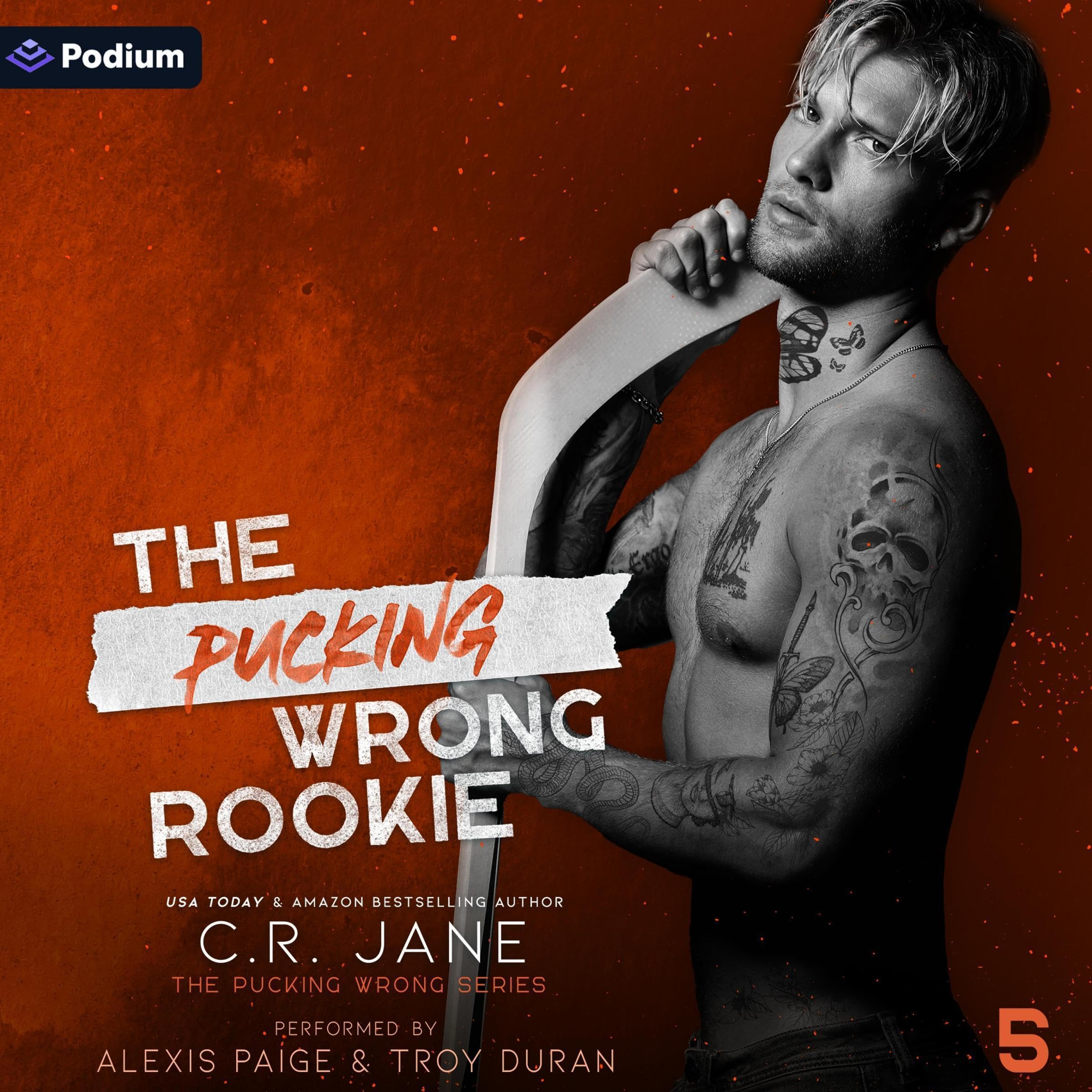 Cover art for The Pucking Wrong Rookie