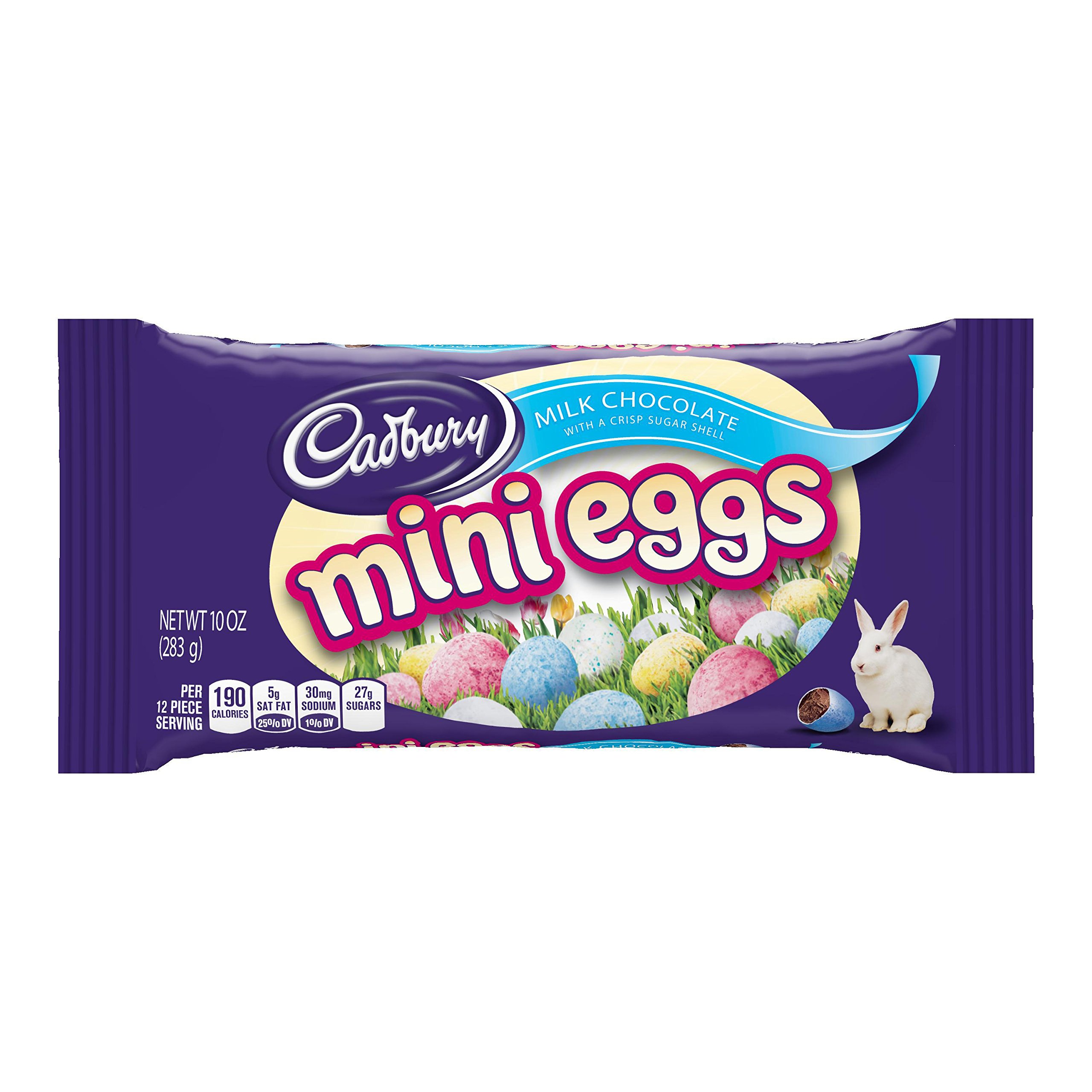 Mini Eggs Milk Chocolate with Crisp Shell Candy, Easter, 10 oz Bag