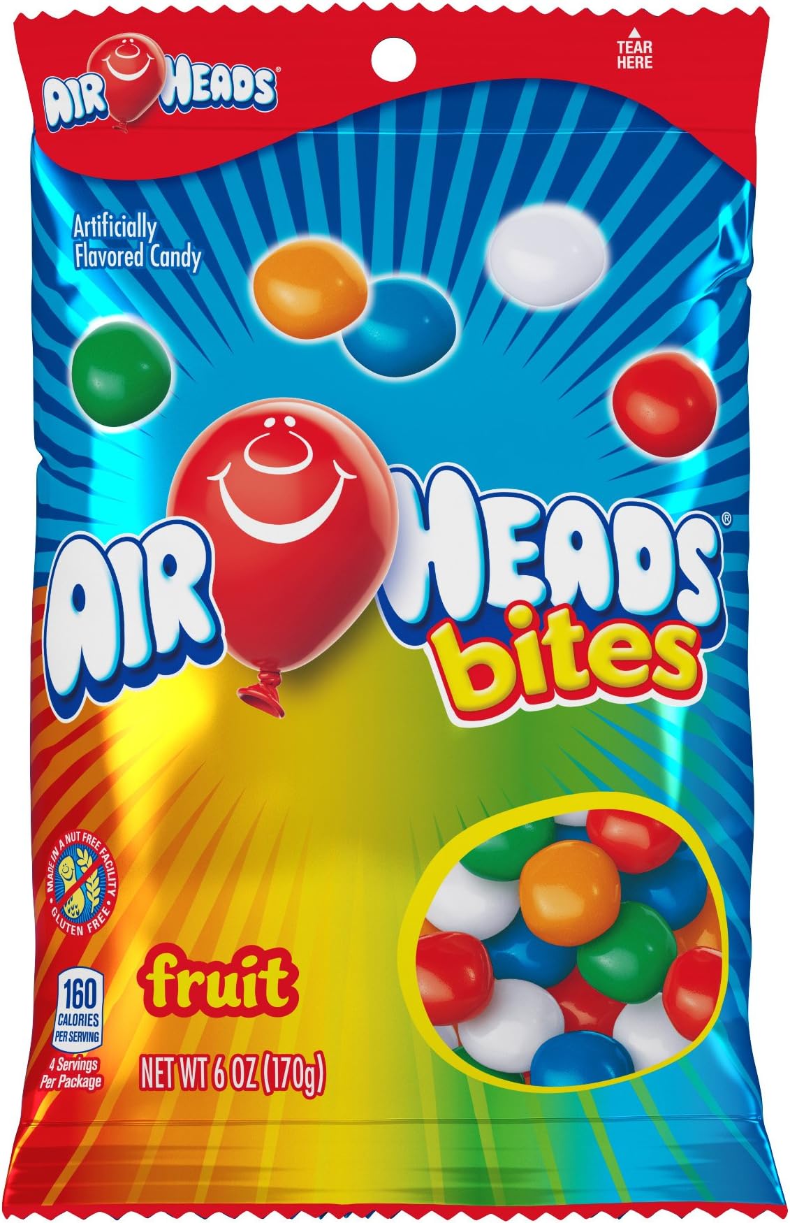 Bites Peg Fruit Bag, Party, 6 Ounce