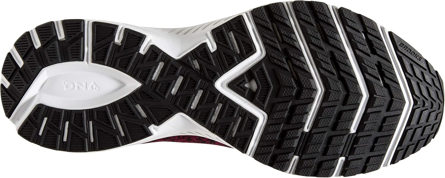 Brooks Mens Launch 6 Running Shoe 8 Red/Black/Grey