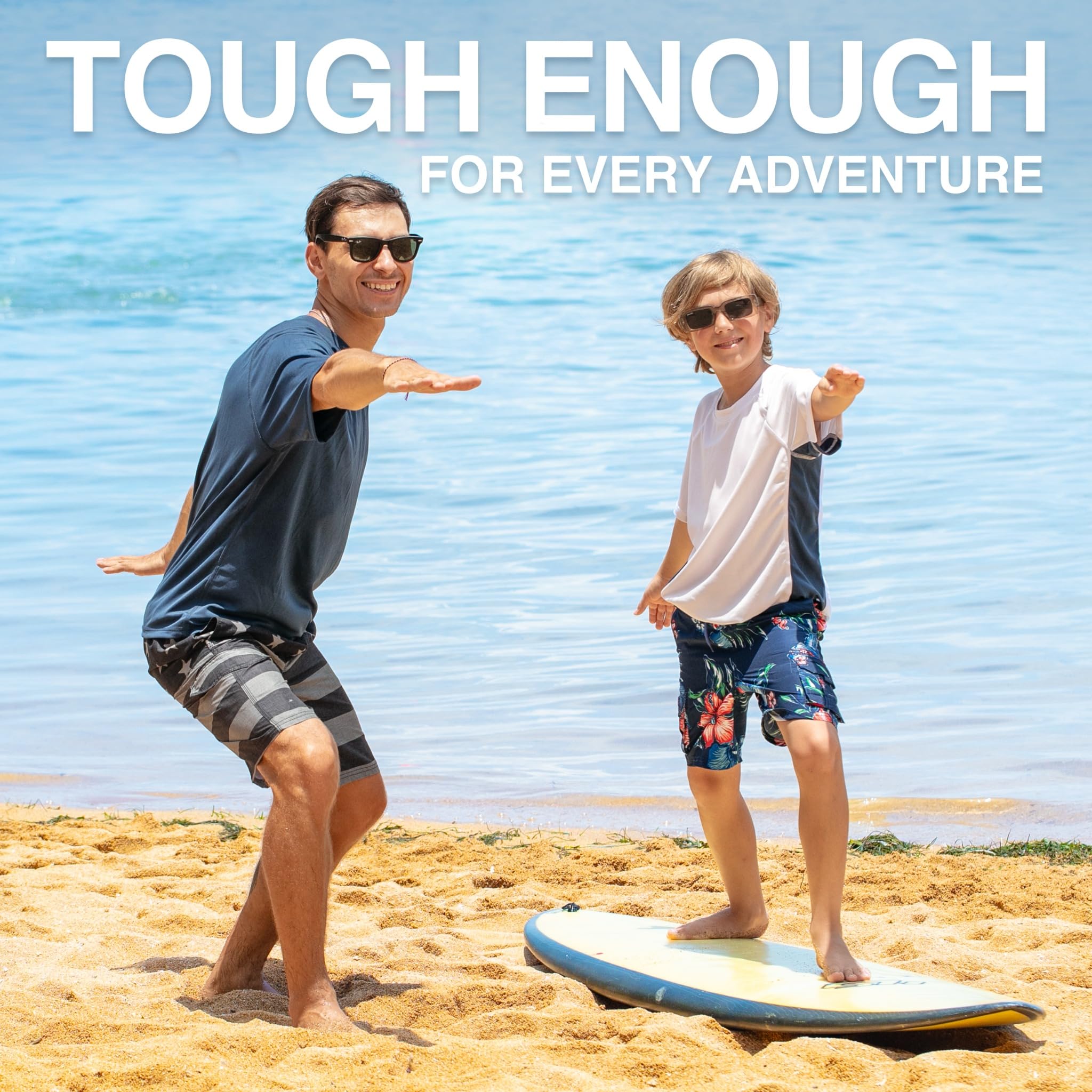 Kanu Surf Boys' Color Block UPF 50+ Swim Tee
