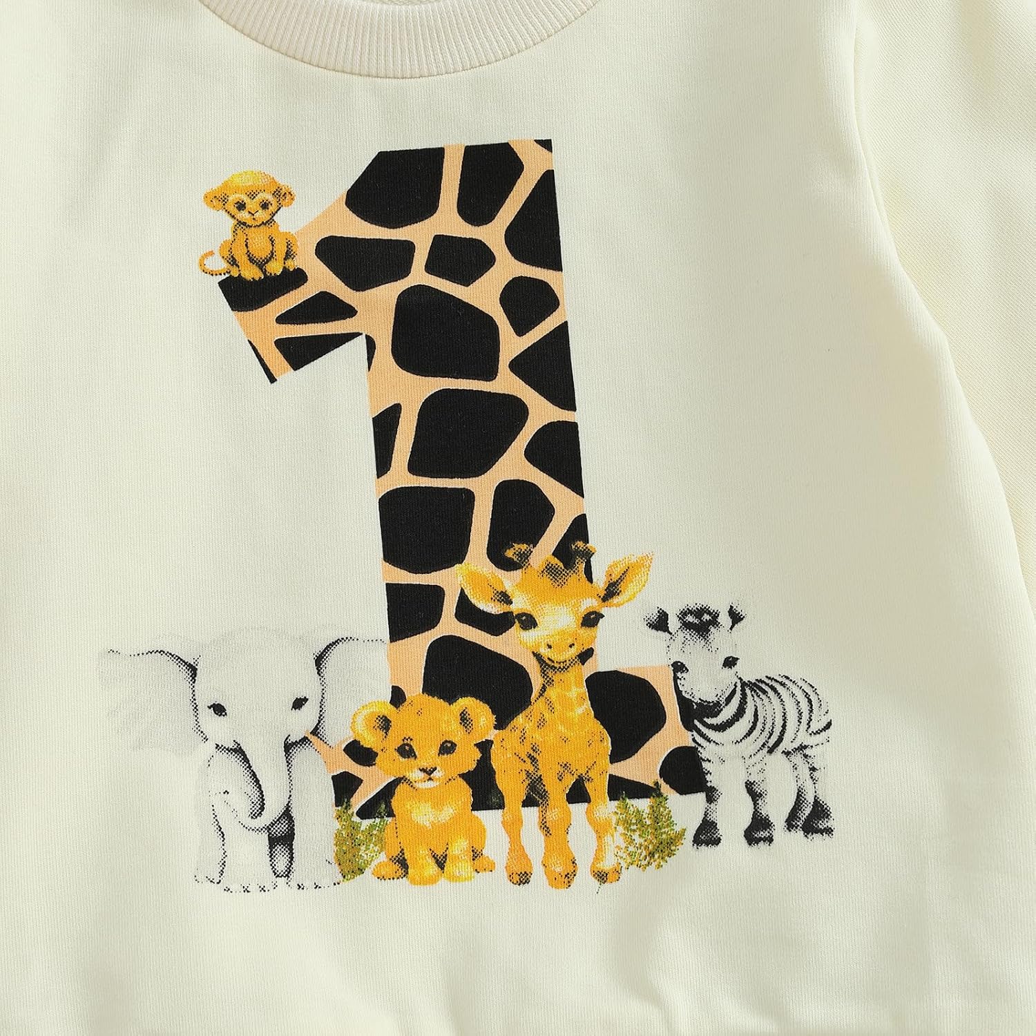 WZTYYDS Baby Boy First Birthday Outfit Long Sleeve Sweatshirt Tops Wild One Birthday Shirt Pants Set Fall Clothes - Image 5