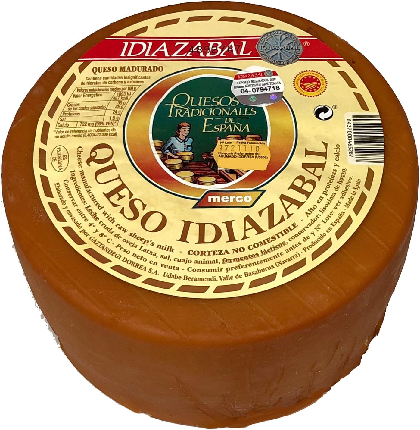 Idiazabal Cheese "Sancho el Fuerte"