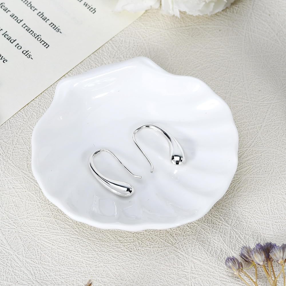 ピアス Clear Dewdrops Hoop Earrings 615c6dvzYqL._AC_SY300_QL30_.jpg