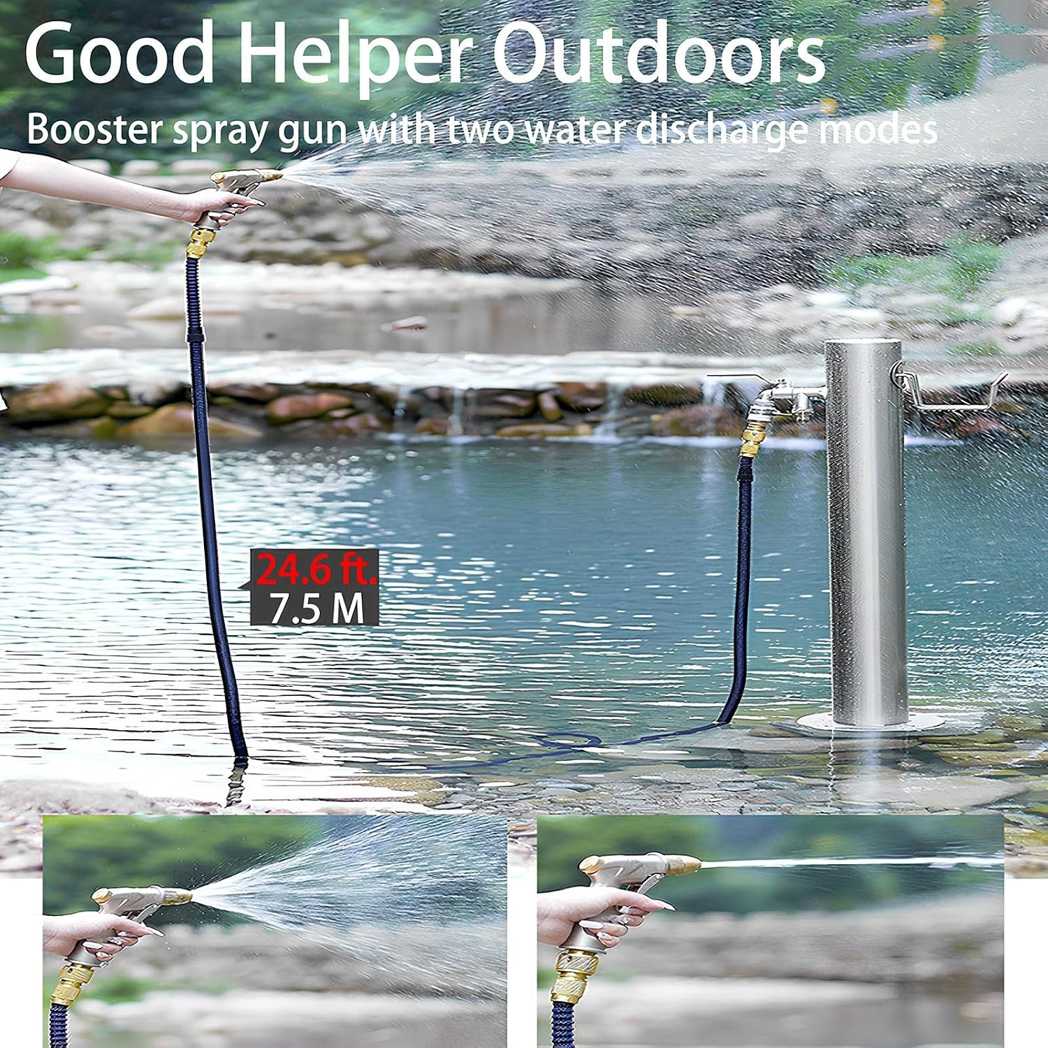 Garden Column Faucet, Outdoor Vertical Water Column, Freestanding Faucet Antifreeze Faucet, for Yard, Garden, Pasture Irrigation and Drinking