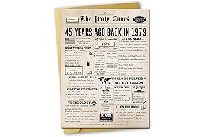 Ziwenhu 45th Birthday Decorations for Women and Men