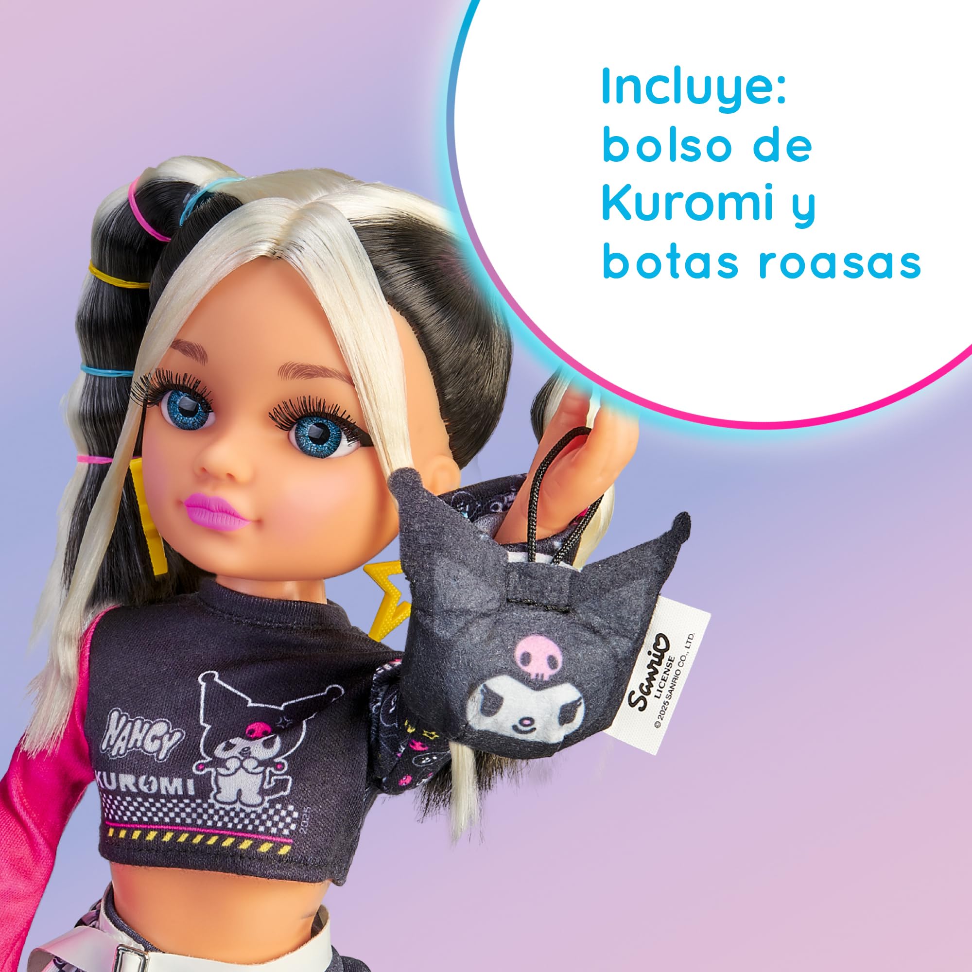 Nancy glow up beauty pack, bambola 42 cm con accessori - Toys Center