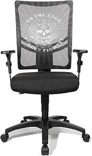 Topstar NX40PGC9 Calavera Young Line Urban 10 Silla de Oficina giratoria, Negro/Blanco, 48 x 110 cm