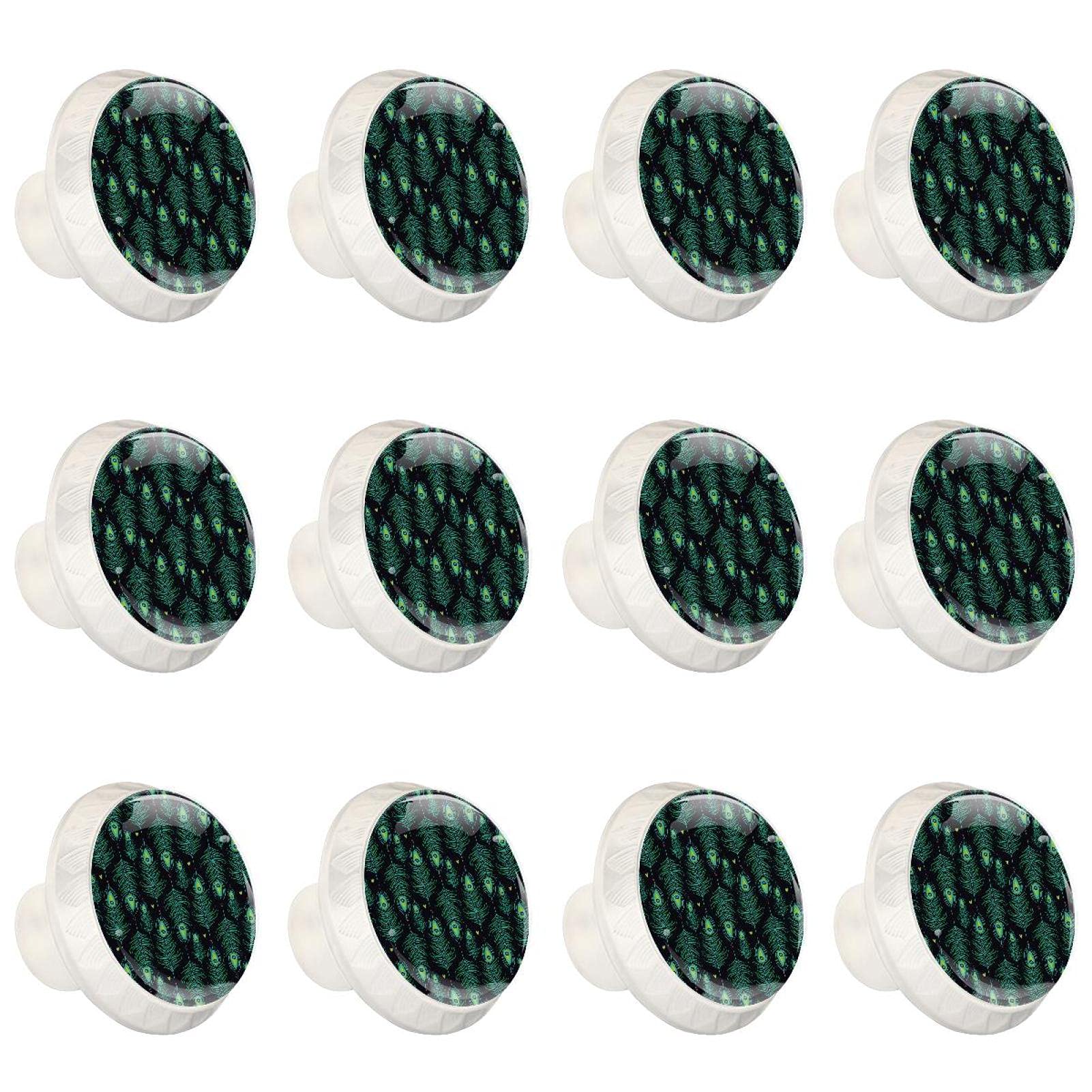 Boutons de meuble paon pour rénover facilement une commode ou un placard