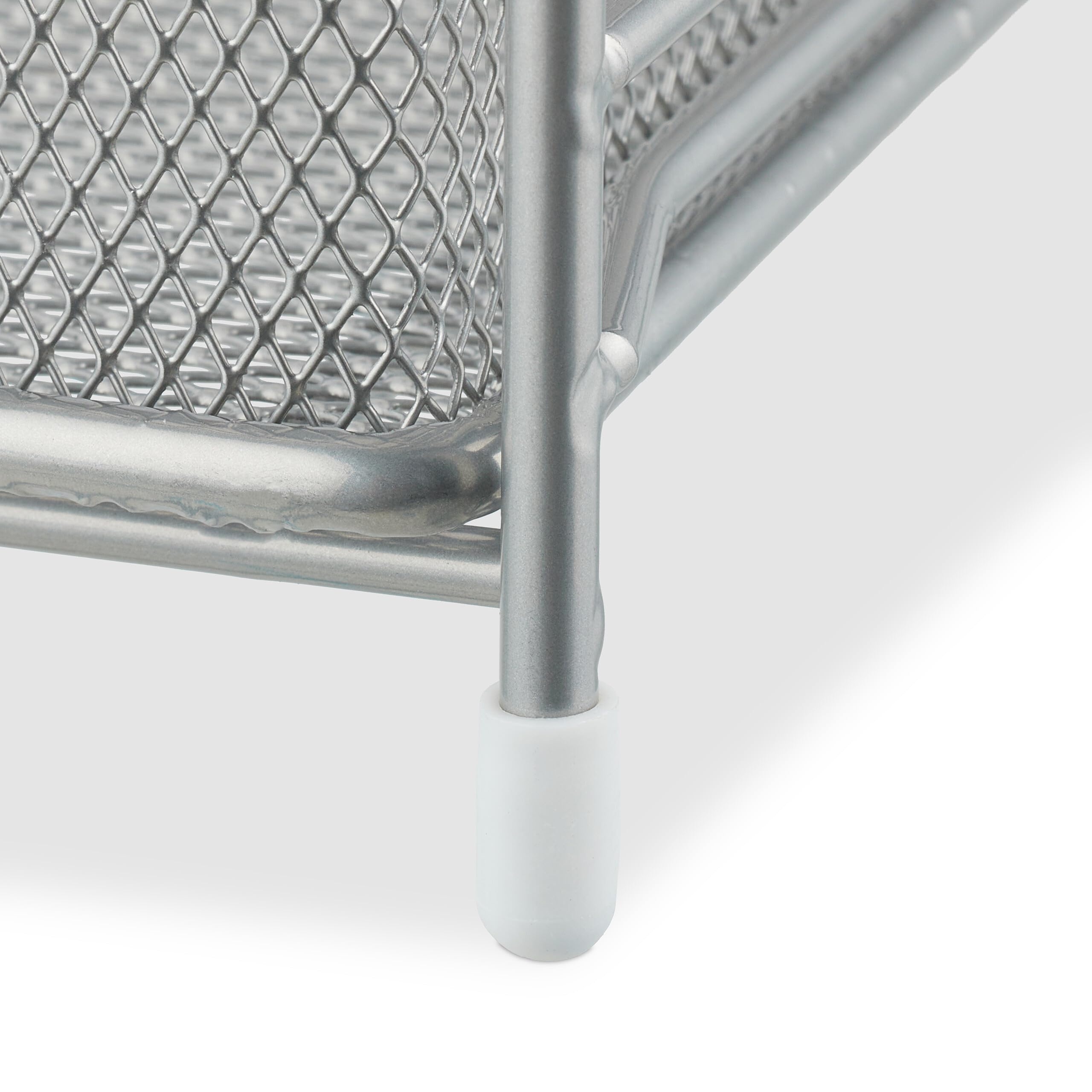Relaxdays Organiseur pour Placard de Cuisine, corbeilles coulissantes, 2 tiroirs, métal, HxLxP: 40x15x46 cm, argenté