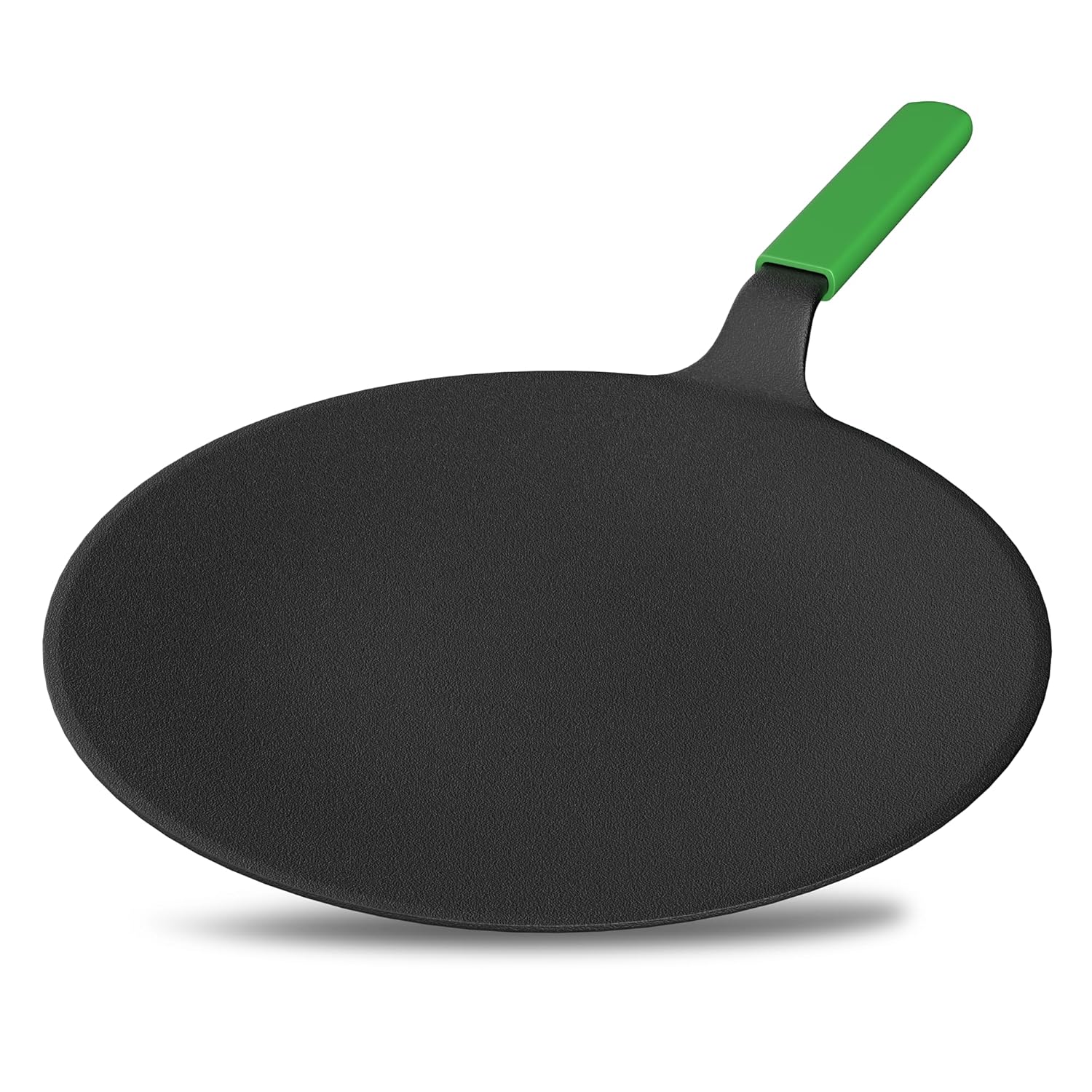 Esspy who understand excellence 26cm/10inch Pre-Seasoned Cast Iron Roti, Chapati Tawa, Dosa Tawa with Handle, Dosa Kallu, Iron Tawa Pan, Cast Iron Cookware, Black