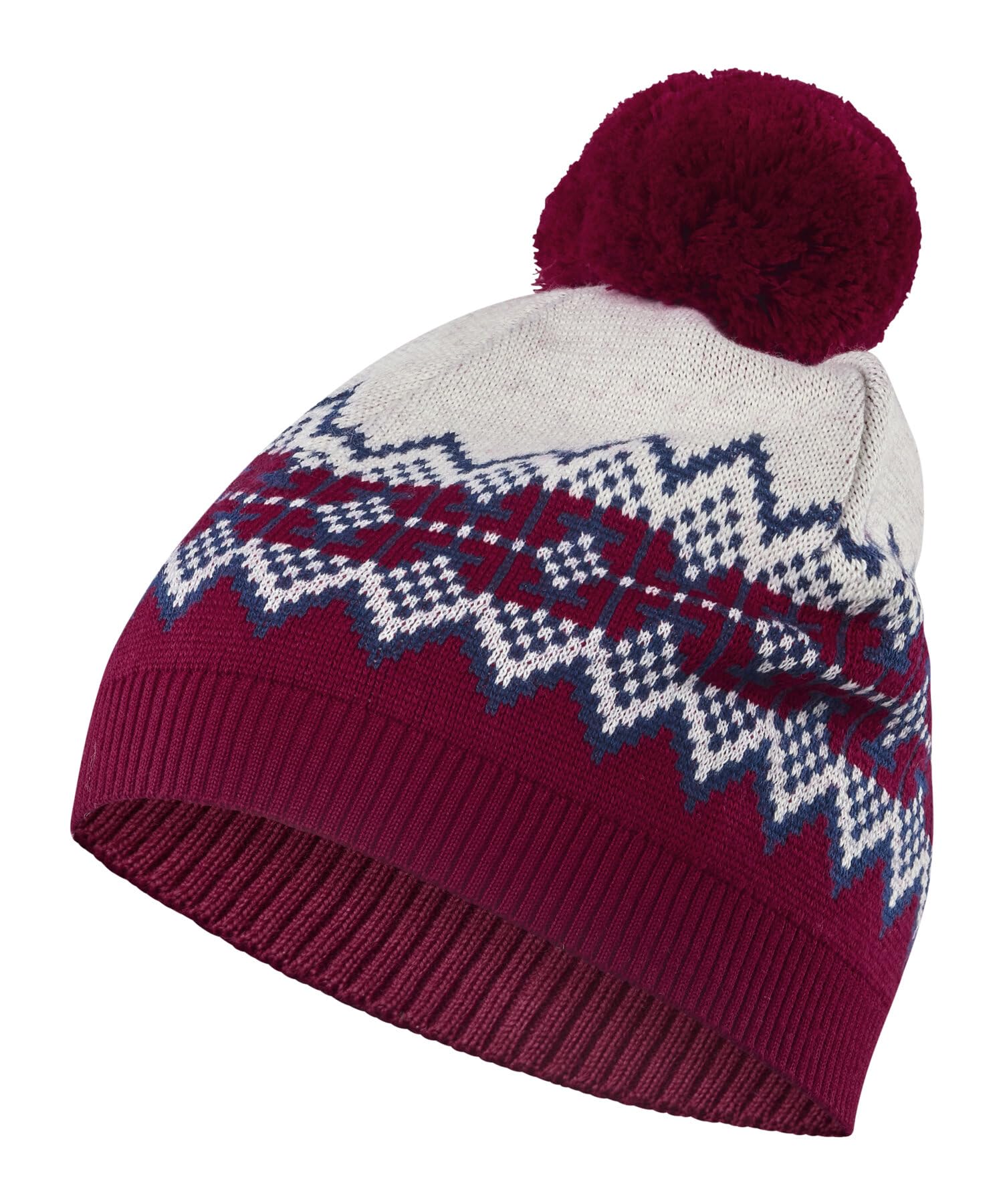 FALKE Unisex czapka beanie Skiing U BE wełna materiał funkcyjny szybkoschnący, ciepły, 1 sztuka, biała (Off-White 2040), rozmiar uniwersalny, biały (Off-white 2040), jeden rozmiar