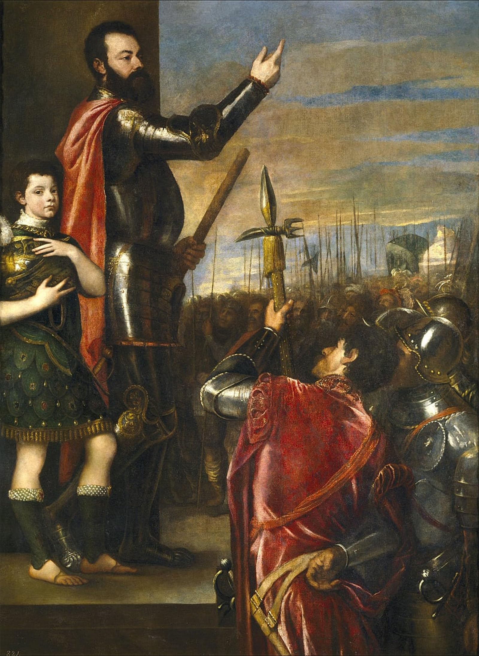 Impression Tableaux Tiziano Vecelli toile 60x90cm pour la décoration du salon