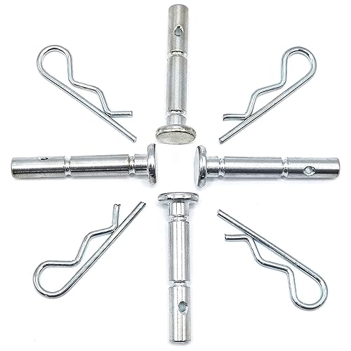 (4 unidades) 07188389 Pernos de cizalla y pasadores de chaveta 7188389 Pasadores de cizalla para Craftsman 7296122 7296106 soplador de nieve
