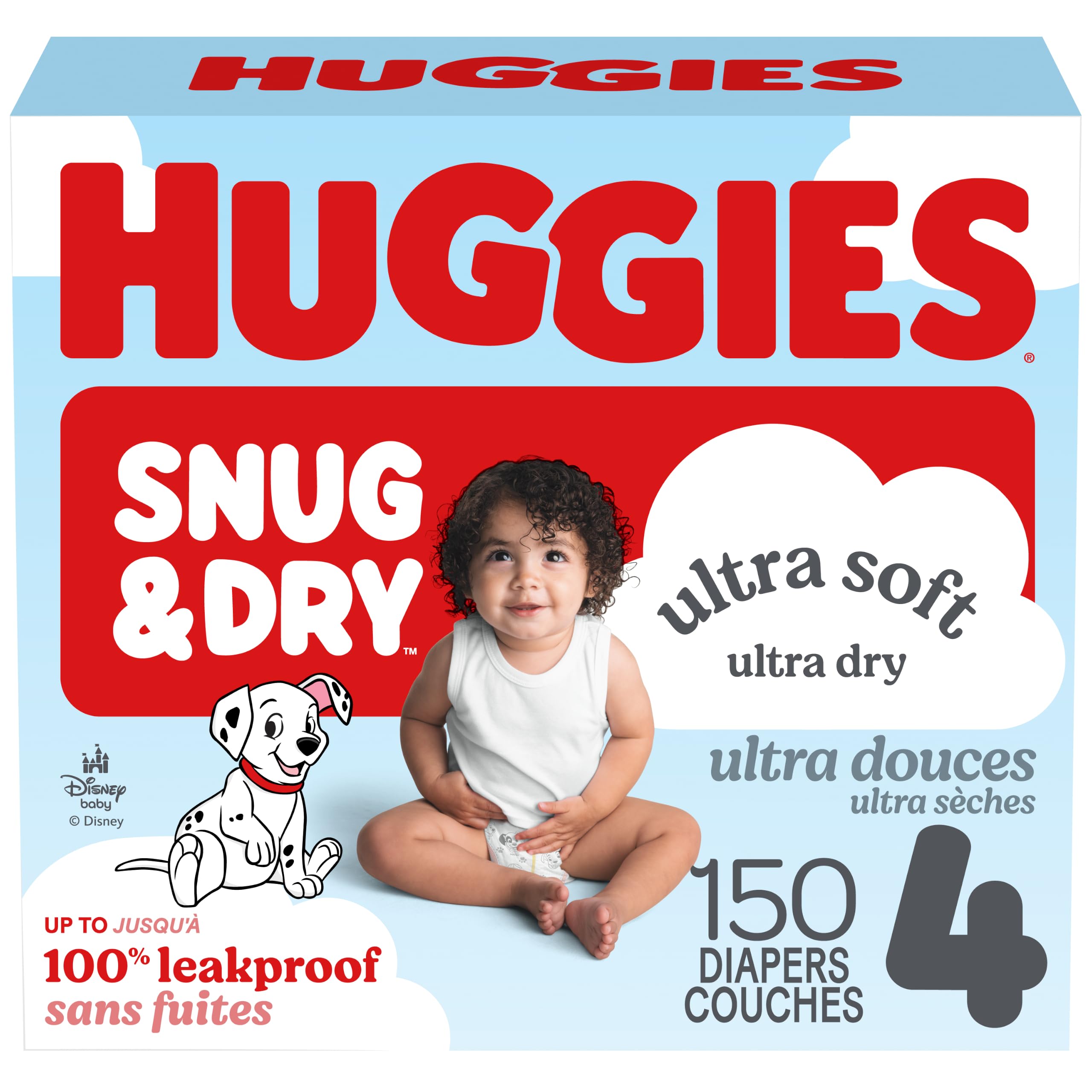 Huggies Size 4 Diapers, Snug & Dry Baby Diapers sold price at auction in Canada