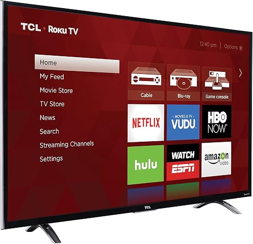 TCL 43FP110 TV, Black