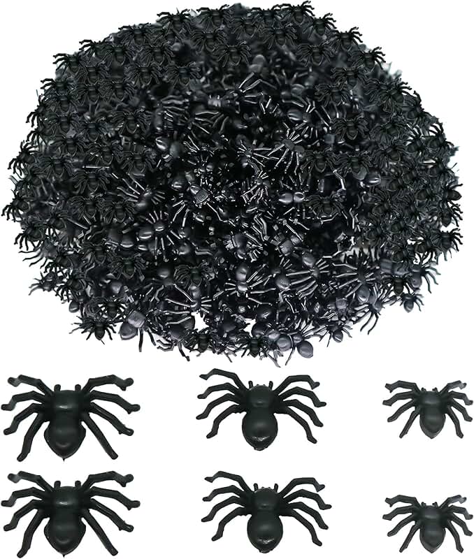 rubber spiders realistic