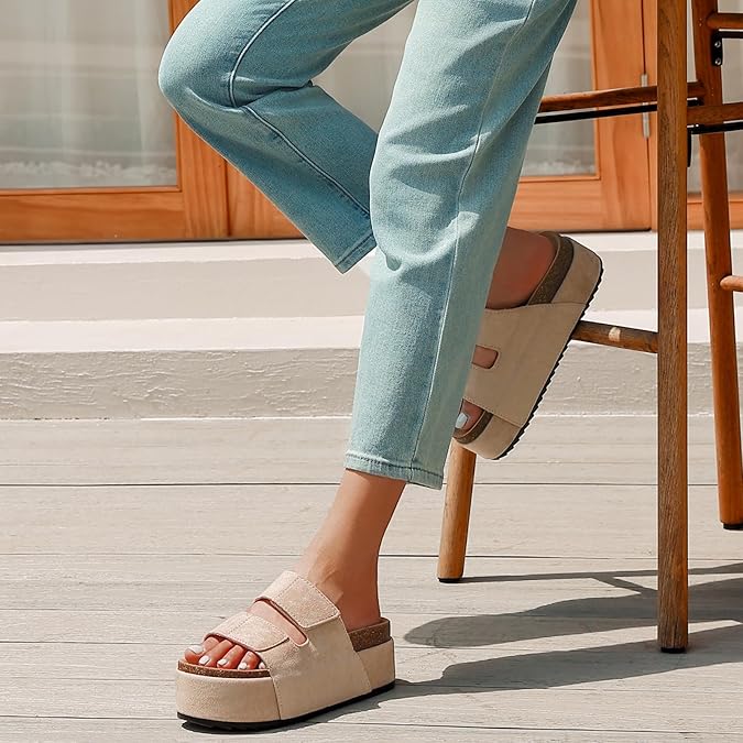 BIO Life Slippers met een verstelbaar riempje