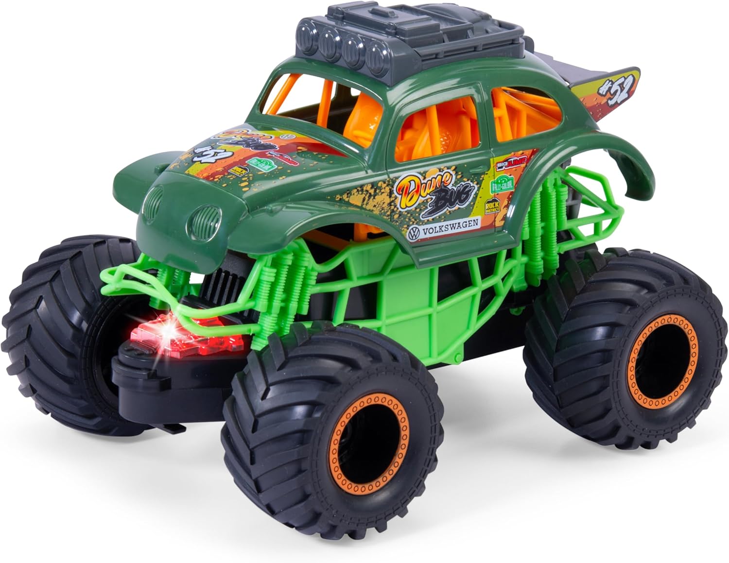 Dickie Toys 203764027 - Dune Bug - Friction-Car, 18 cm, Light, Sound and Rubber Tires, VW Licensed, From 3 Years