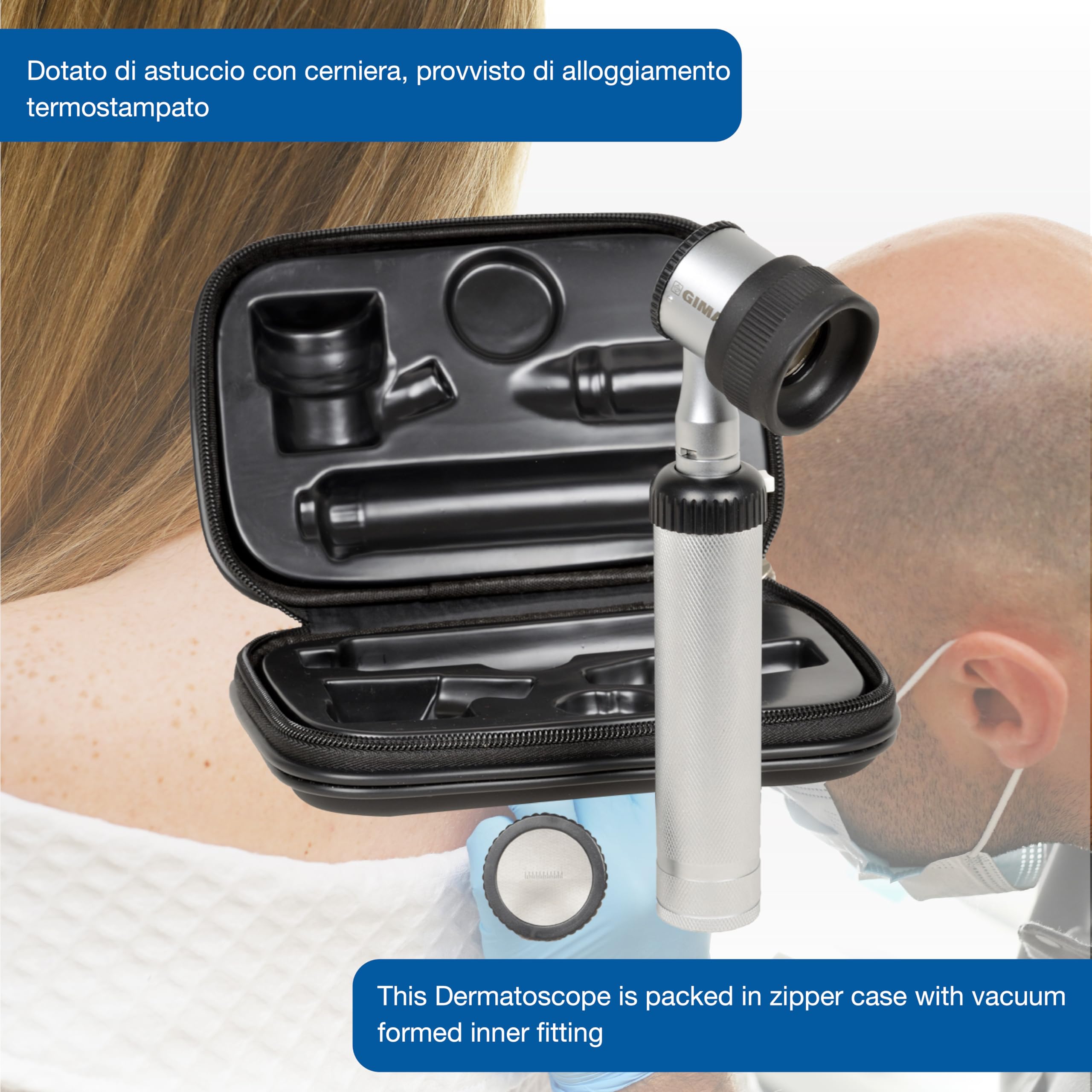Gima Dermatoscopio 2000, Luce Alogena Xenon