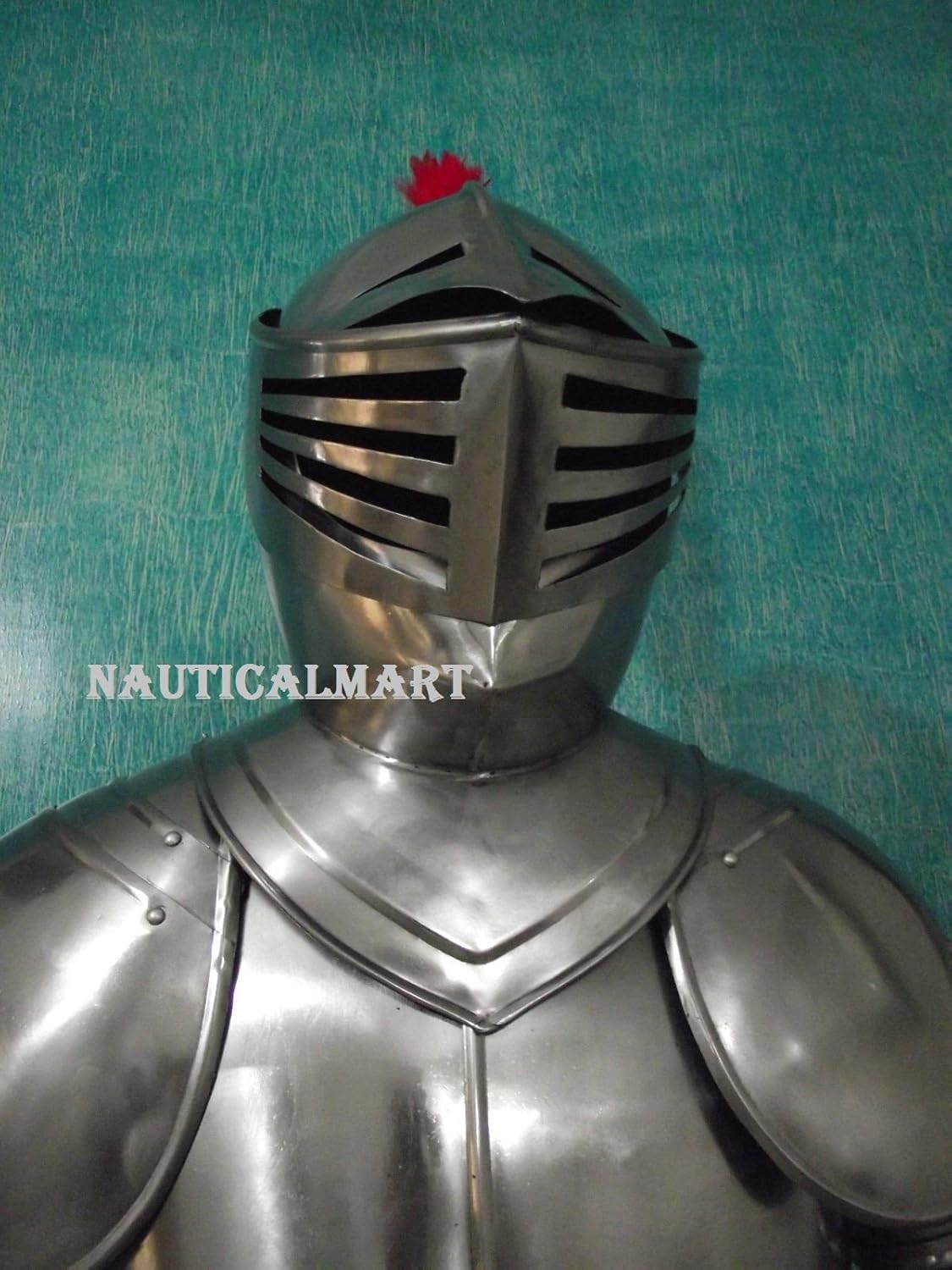 NAUTICALMART Medieval Knight Full Suit of Armor Steel Breastplate Arm Armour