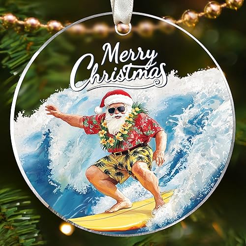 Miniatura 9 de FOURSTUFF Adorno de pickleball 2025 – Regalos de pickleball – Adornos de bola de pepinillo para árbol de Navidad – Divertidos regalos deportivos de