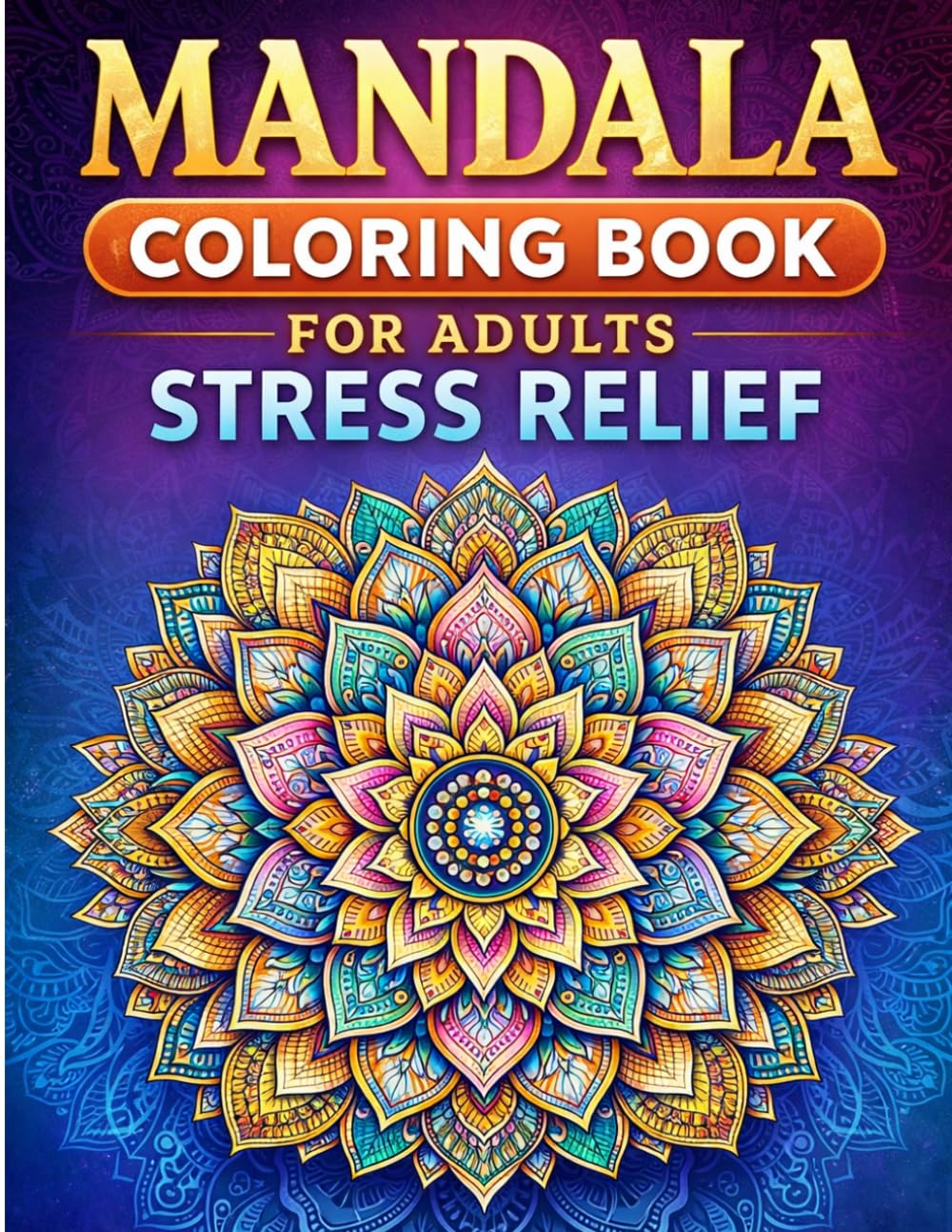 Mandala Coloring Book for Adults Stress Relief: 100 Intricate Mandala Designs for Relaxation, Anxiety Relief and Mindfulness | Advanced Patterns to ... Gift for Women and Men Who Love Coloring
