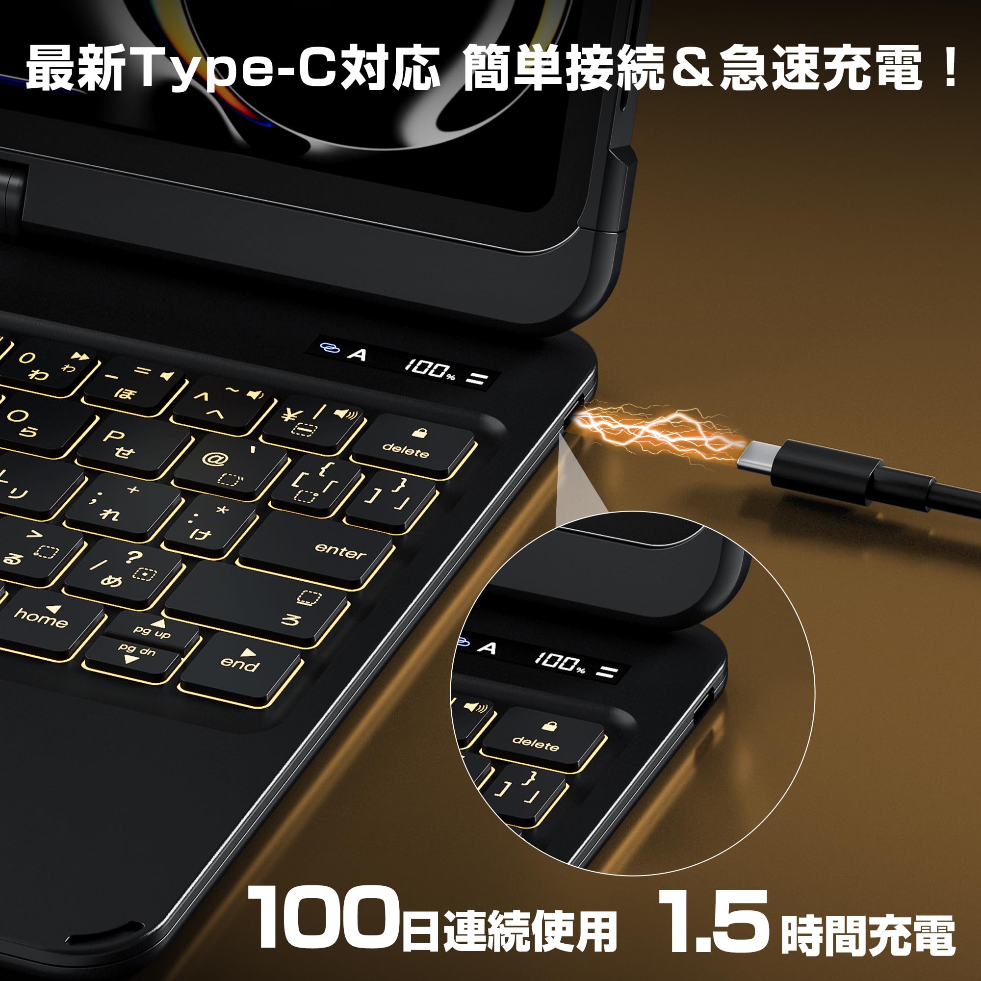 Amazon.co.jp: iFacemall ipad キーボード付きケース Pro 11 インチ 第