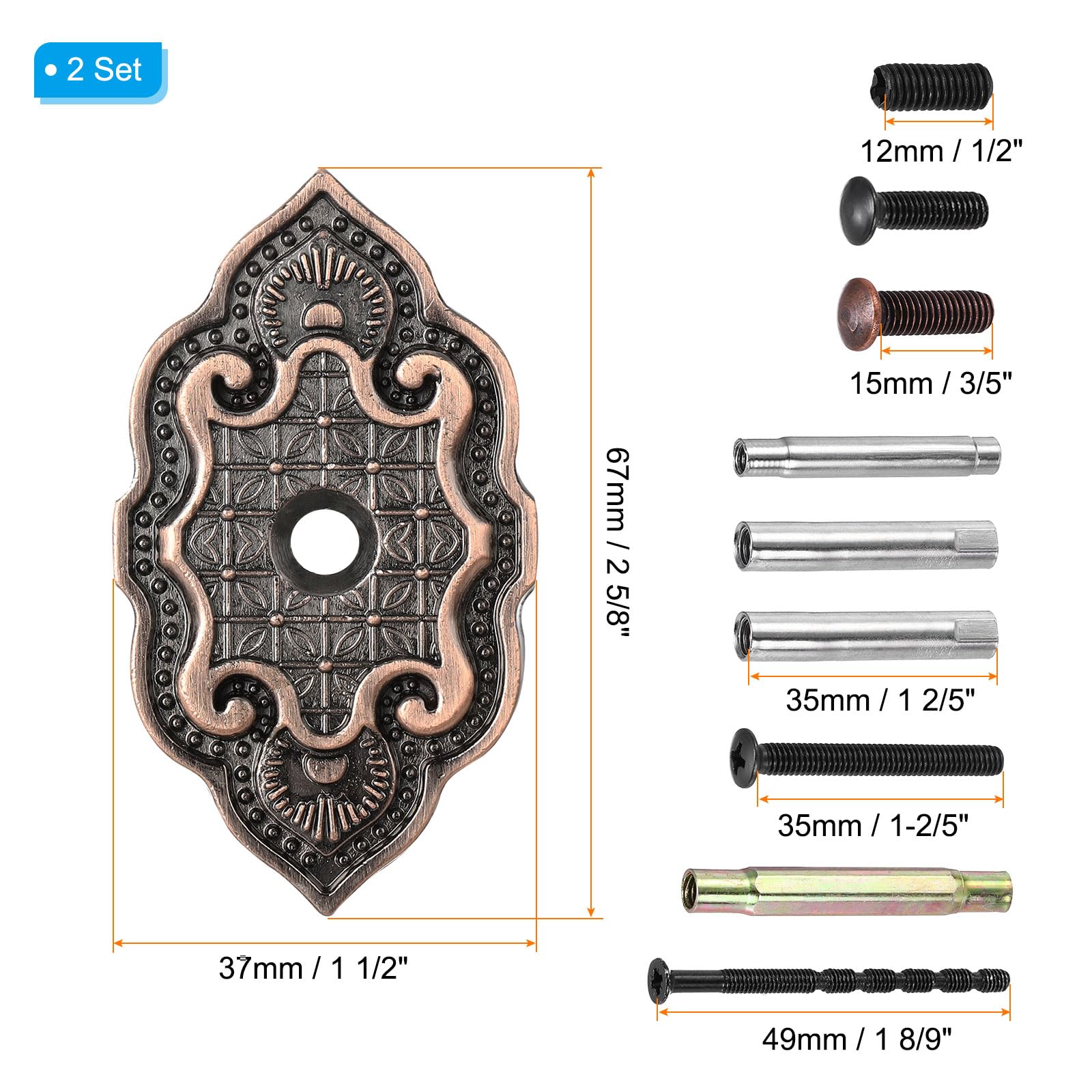 PATIKIL Door Hole Cover Plate - Image 2