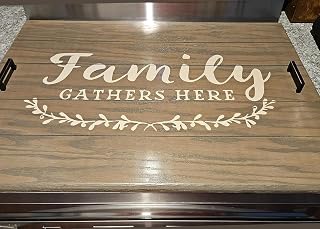 Stove cover for Electric Stovetop, Noodle Board, Stovetop, wooden stove top cover Farmhouse Style Valentines Gift, Gift for Easter, Gift for Mom