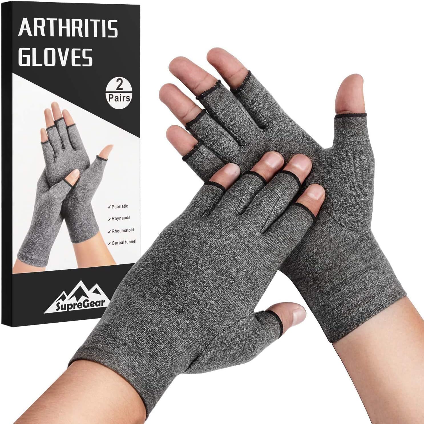 guanti a compressione per l'artrite