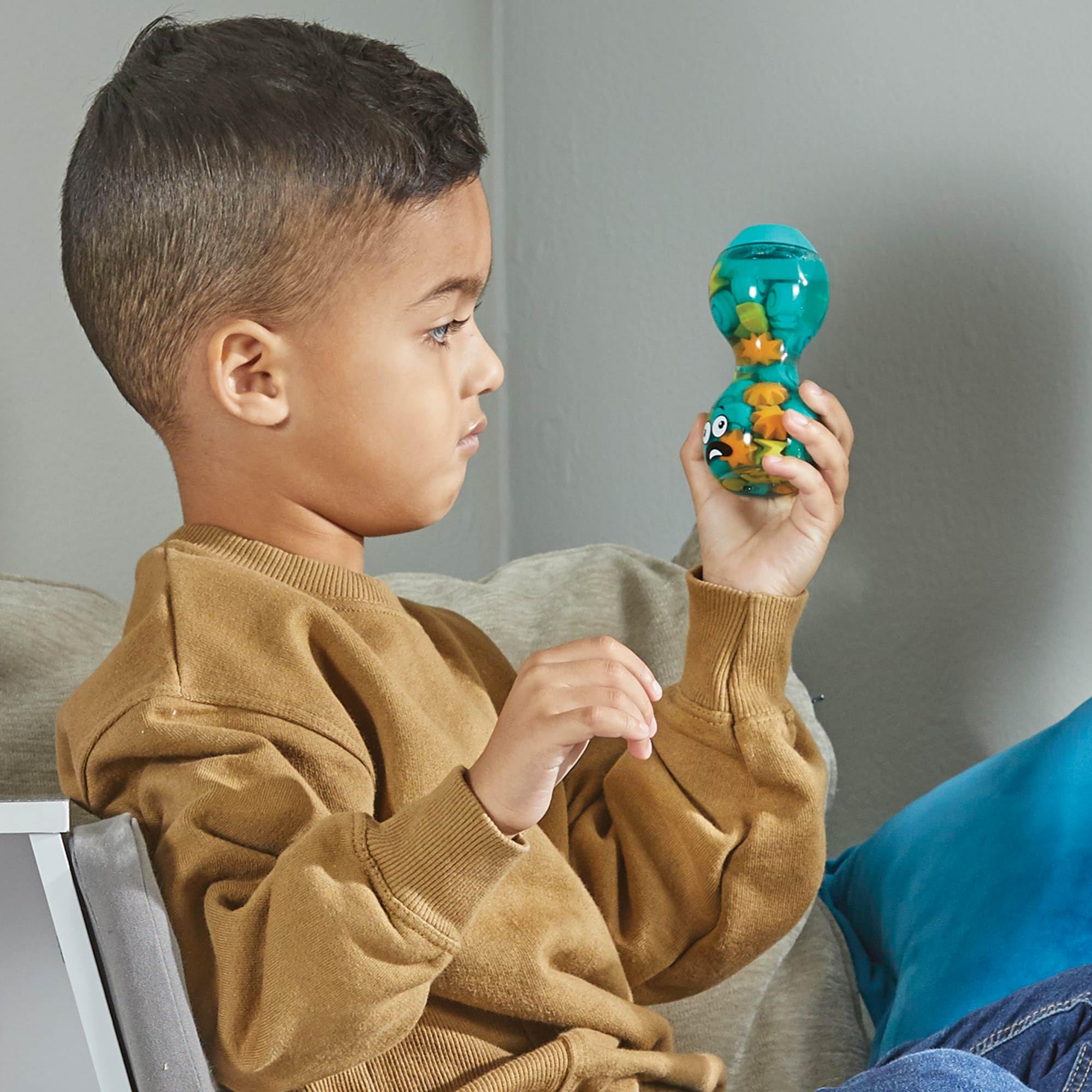 Learning Resources- Messa a Fuoco Express Your Feelings Bottiglie Sopraffatto e Calmo, età 3 Emozioni, sensoriali, Giocattoli Antistress, Apprendimento Sociale ed emotivo, Multicolore, M, 96241